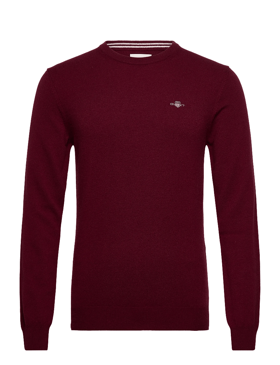 Gant - SUPERFINE LAMBSWOOL C-NECK - rundhals - plumped red - 1