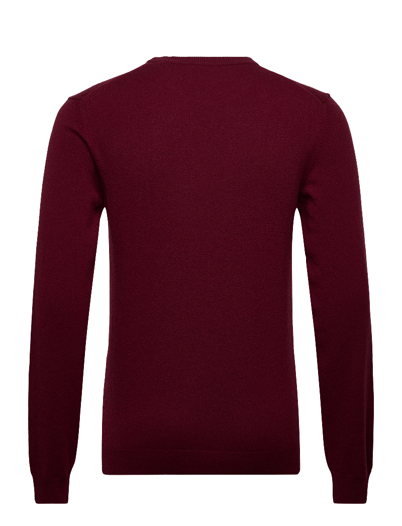 GANT - SUPERFINE LAMBSWOOL C-NECK - round necks - plumped red - 2