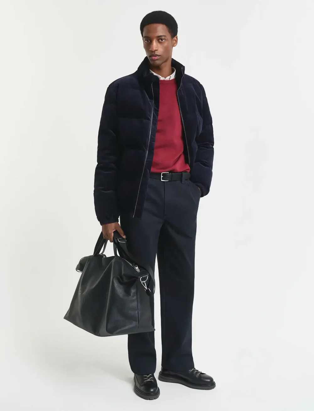 GANT - SUPERFINE LAMBSWOOL C-NECK - round necks - plumped red - 5