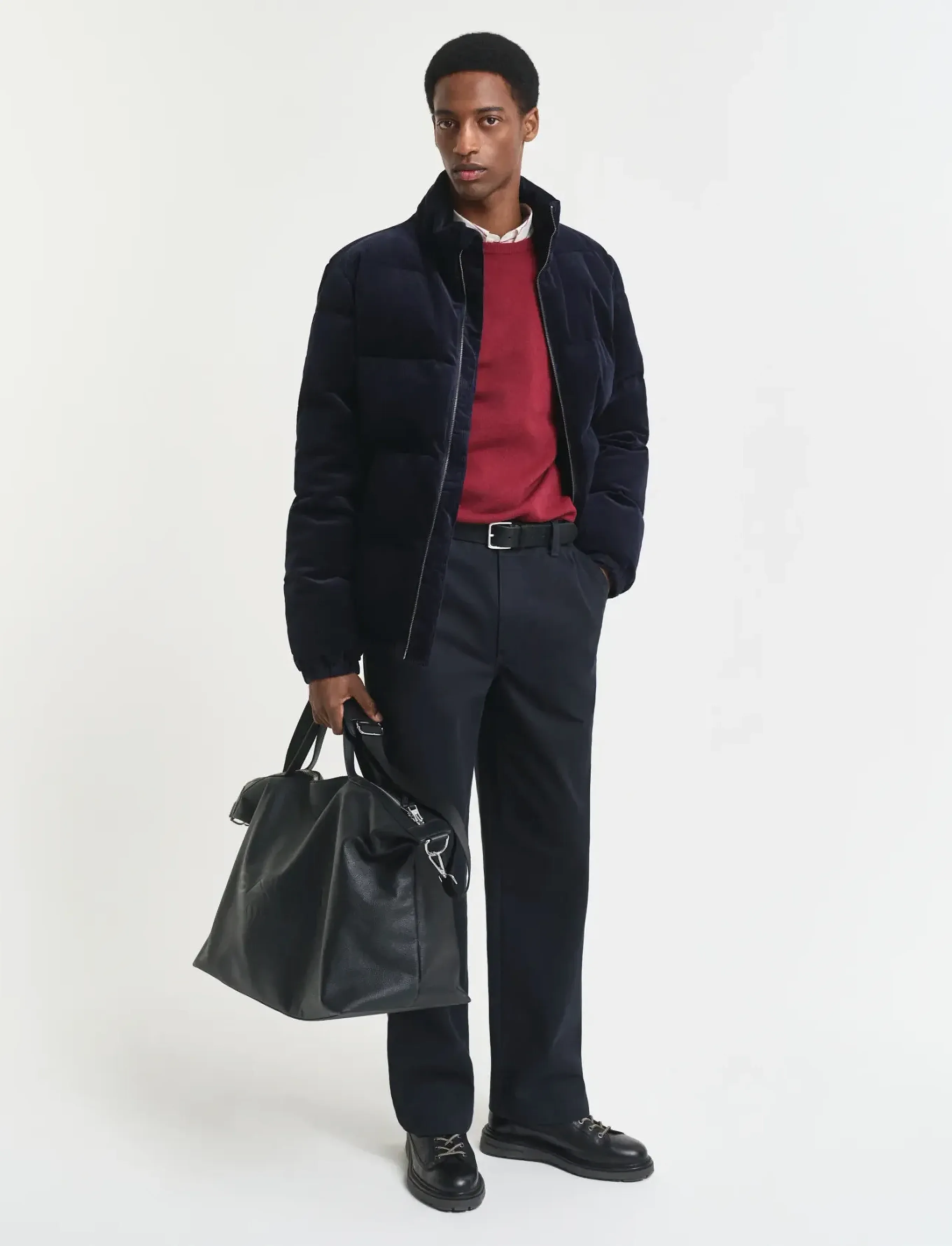 Gant - SUPERFINE LAMBSWOOL C-NECK - round necks - plumped red - 5