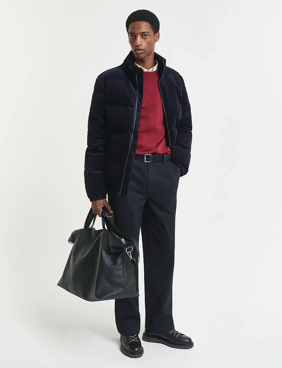 Gant - SUPERFINE LAMBSWOOL C-NECK - rundhals - plumped red - 5