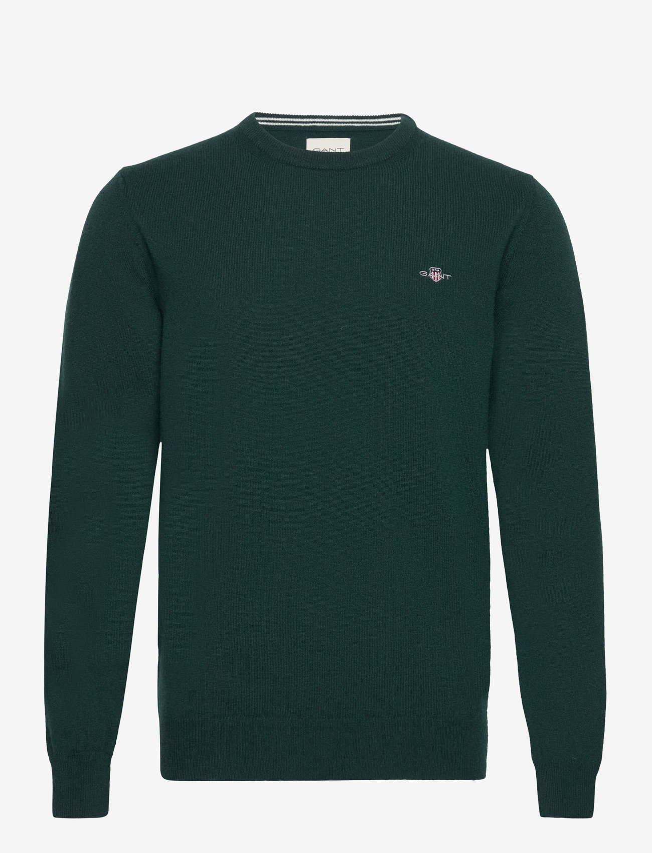 GANT - SUPERFINE LAMBSWOOL C-NECK - rund hals - tartan green - 1