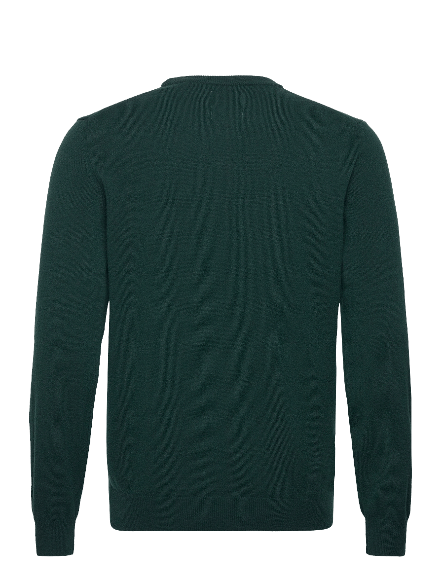 Gant - SUPERFINE LAMBSWOOL C-NECK - rundhals - tartan green - 2
