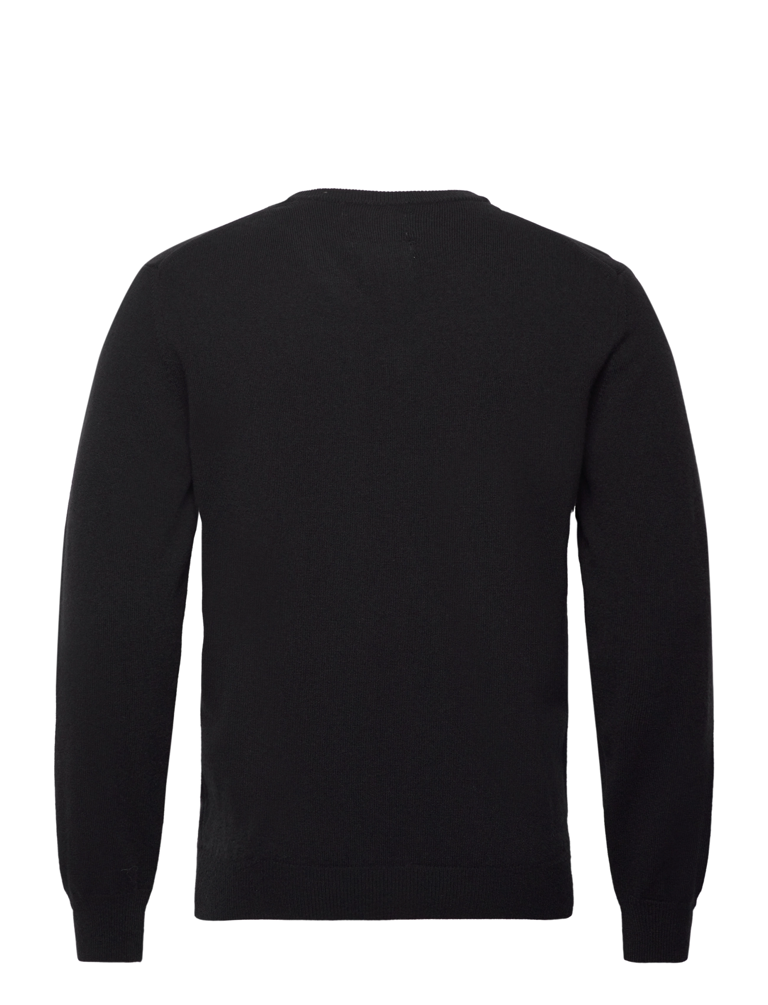 Gant - SUPERFINE LAMBSWOOL V-NECK - trøjer - black - 2