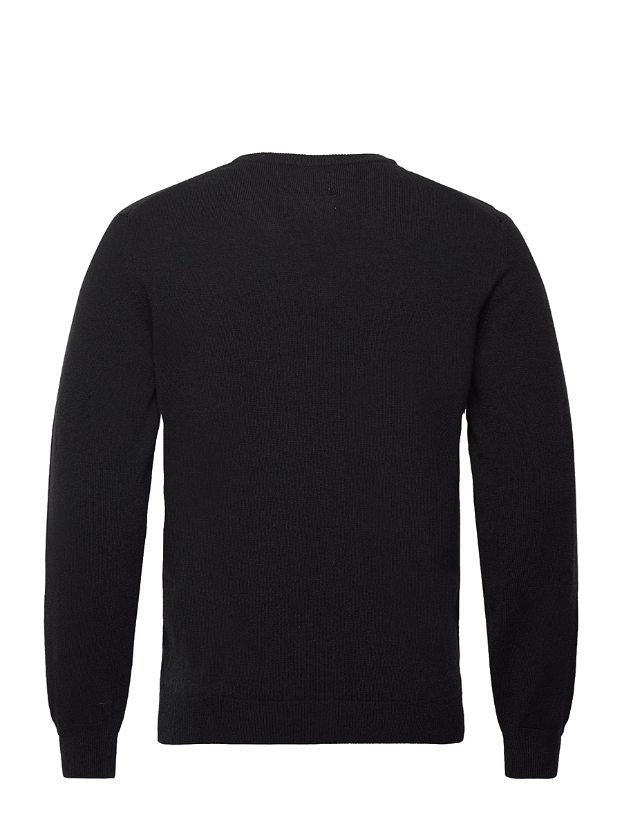 Gant - SUPERFINE LAMBSWOOL V-NECK - v-ausschnitt - black - 2