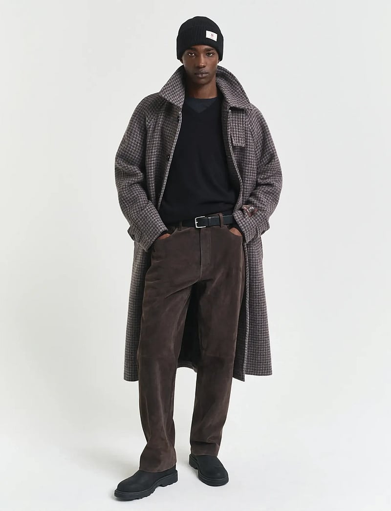 GANT - SUPERFINE LAMBSWOOL V-NECK - v-hals - black - 5