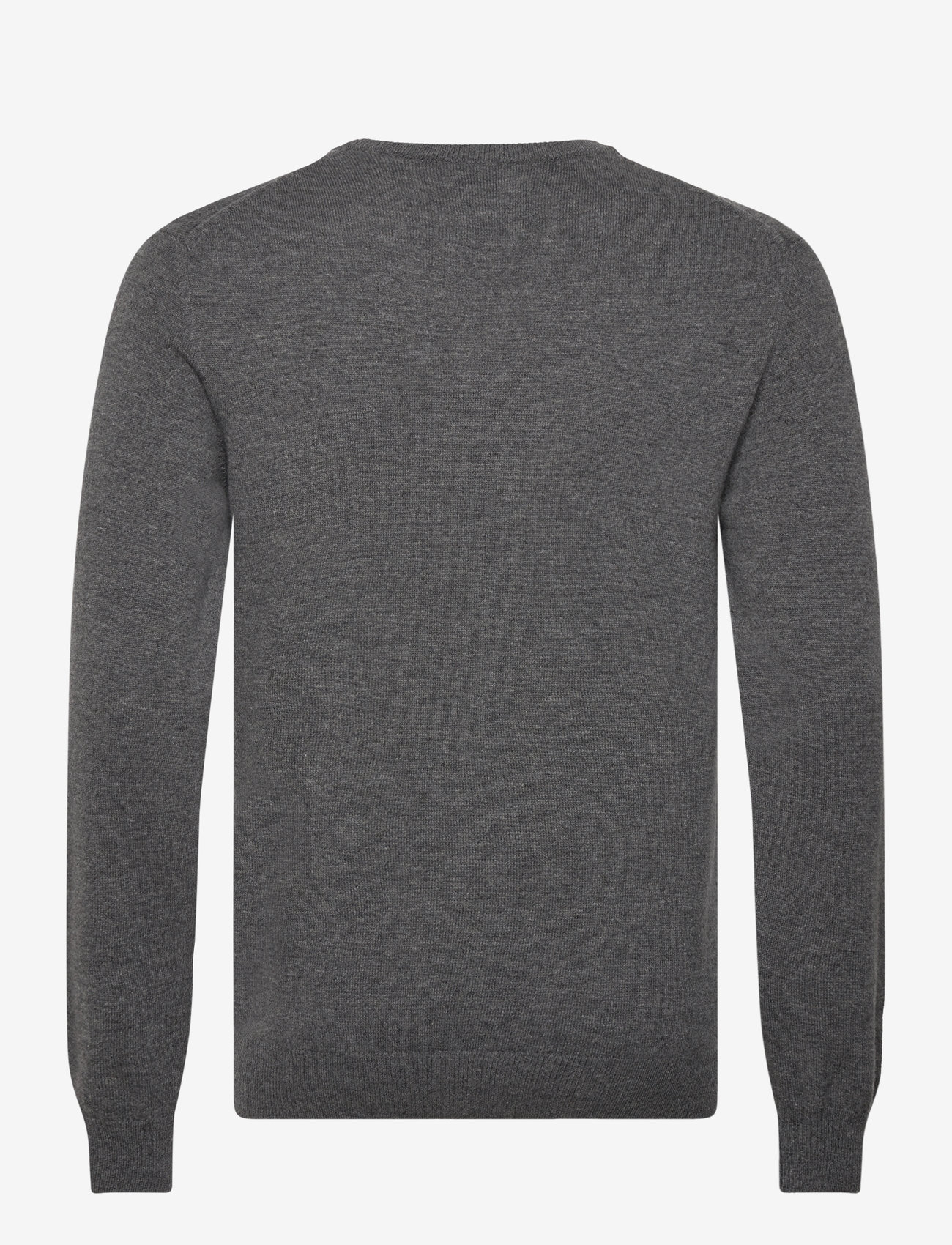 GANT - SUPERFINE LAMBSWOOL V-NECK - knitted v-necks - charcoal melange - 2