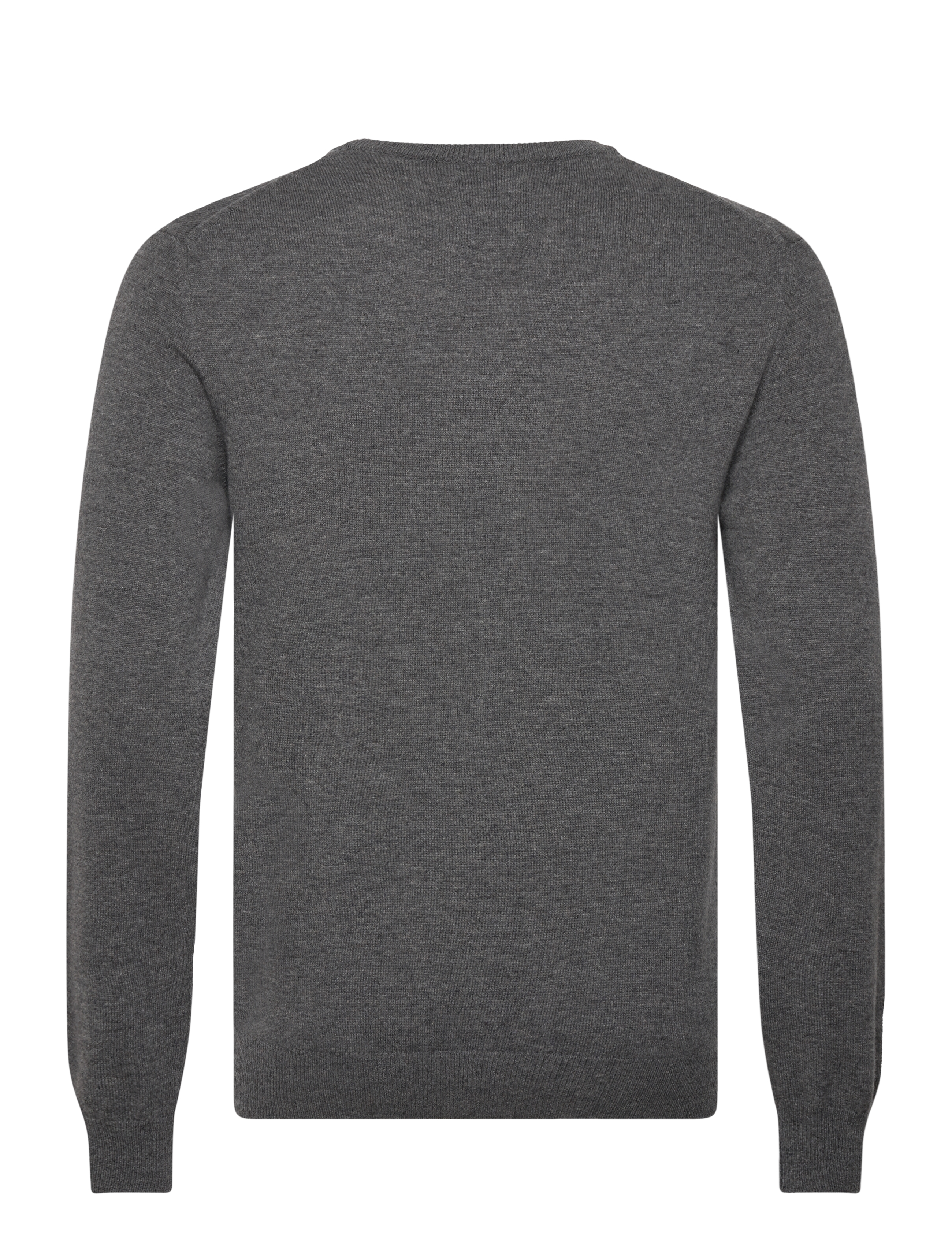 Gant - SUPERFINE LAMBSWOOL V-NECK - tavalised kudumid - charcoal melange - 2