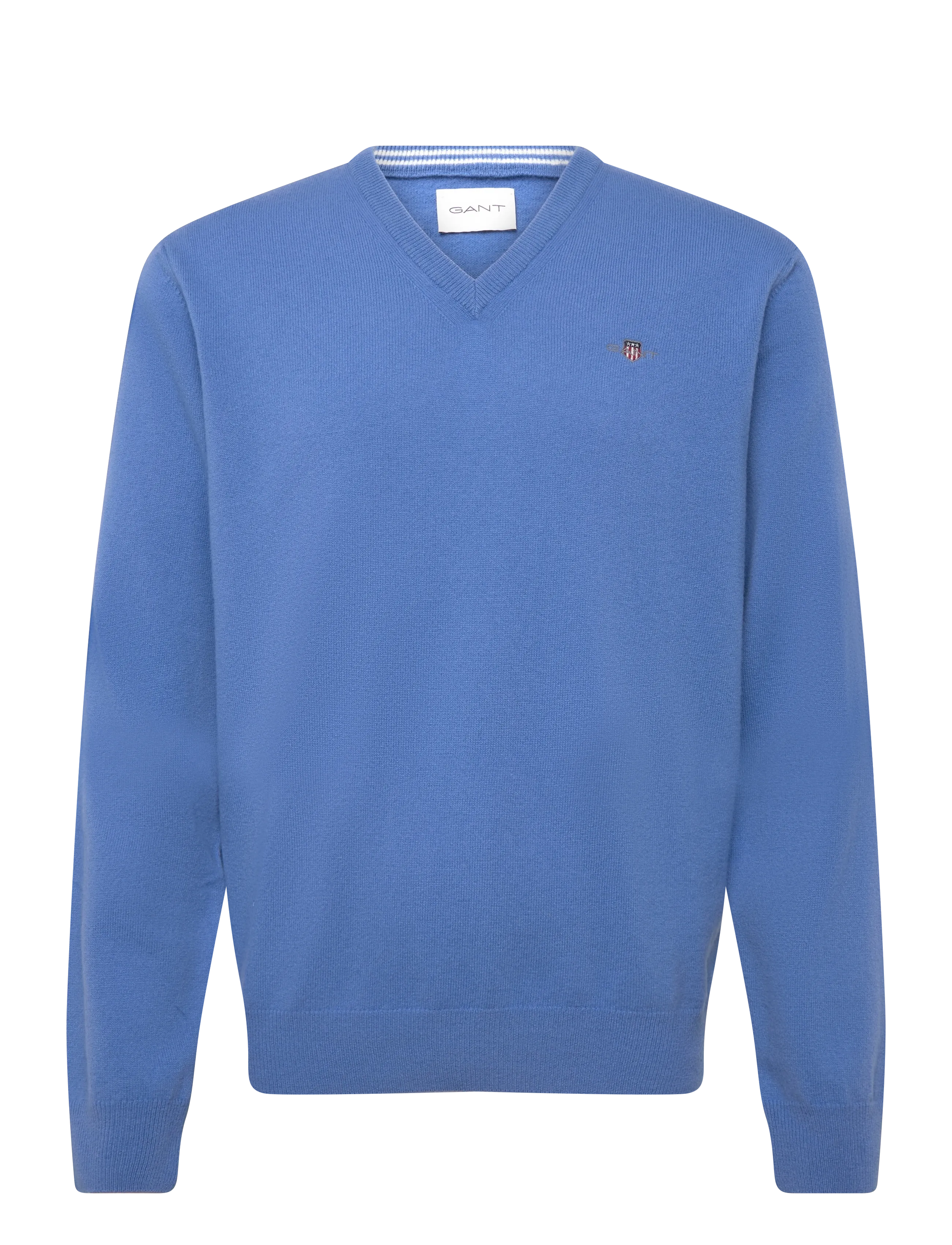 Gant SUPERFINE LAMBSWOOL V-NECK - Kleidung - PERFECT BLUE / blue