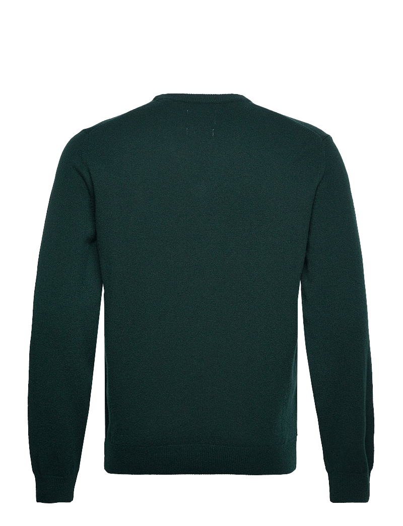 GANT - SUPERFINE LAMBSWOOL V-NECK - v-ringat - tartan green - 2