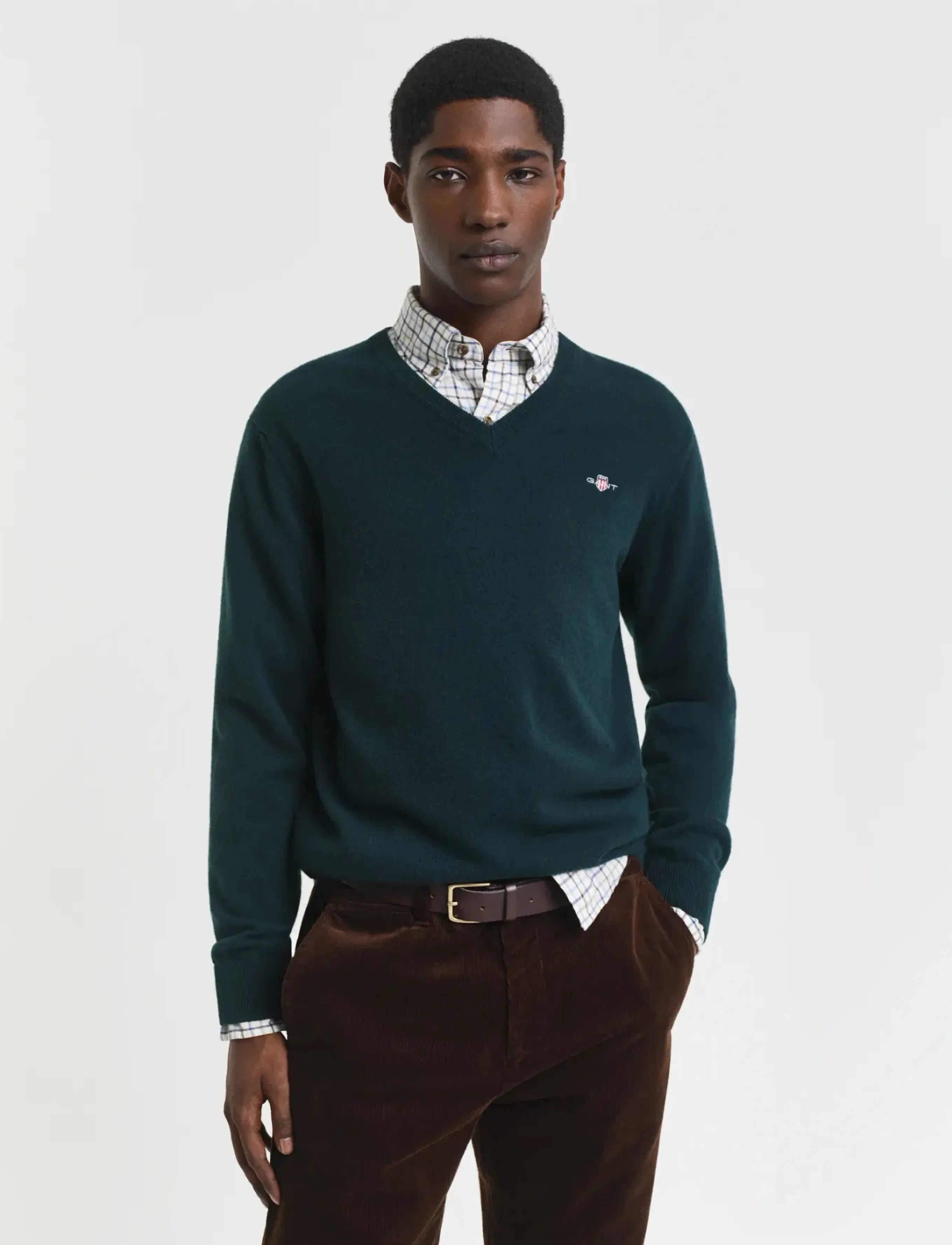 Superfine Lambswool V-Neck