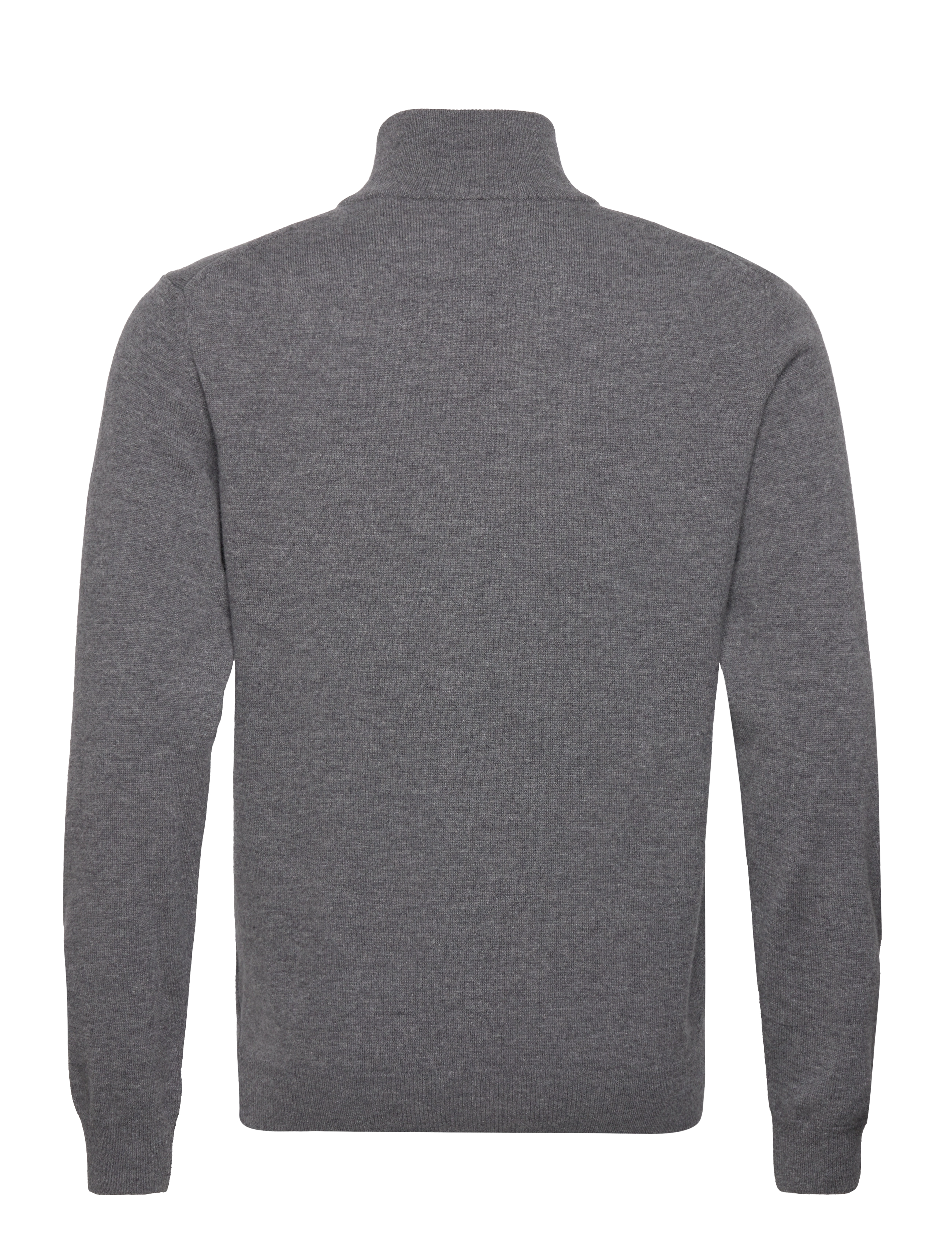 Gant - SUPERFINE LAMBSWOOL HALF ZIP - half zip jumpers - charcoal melange - 2