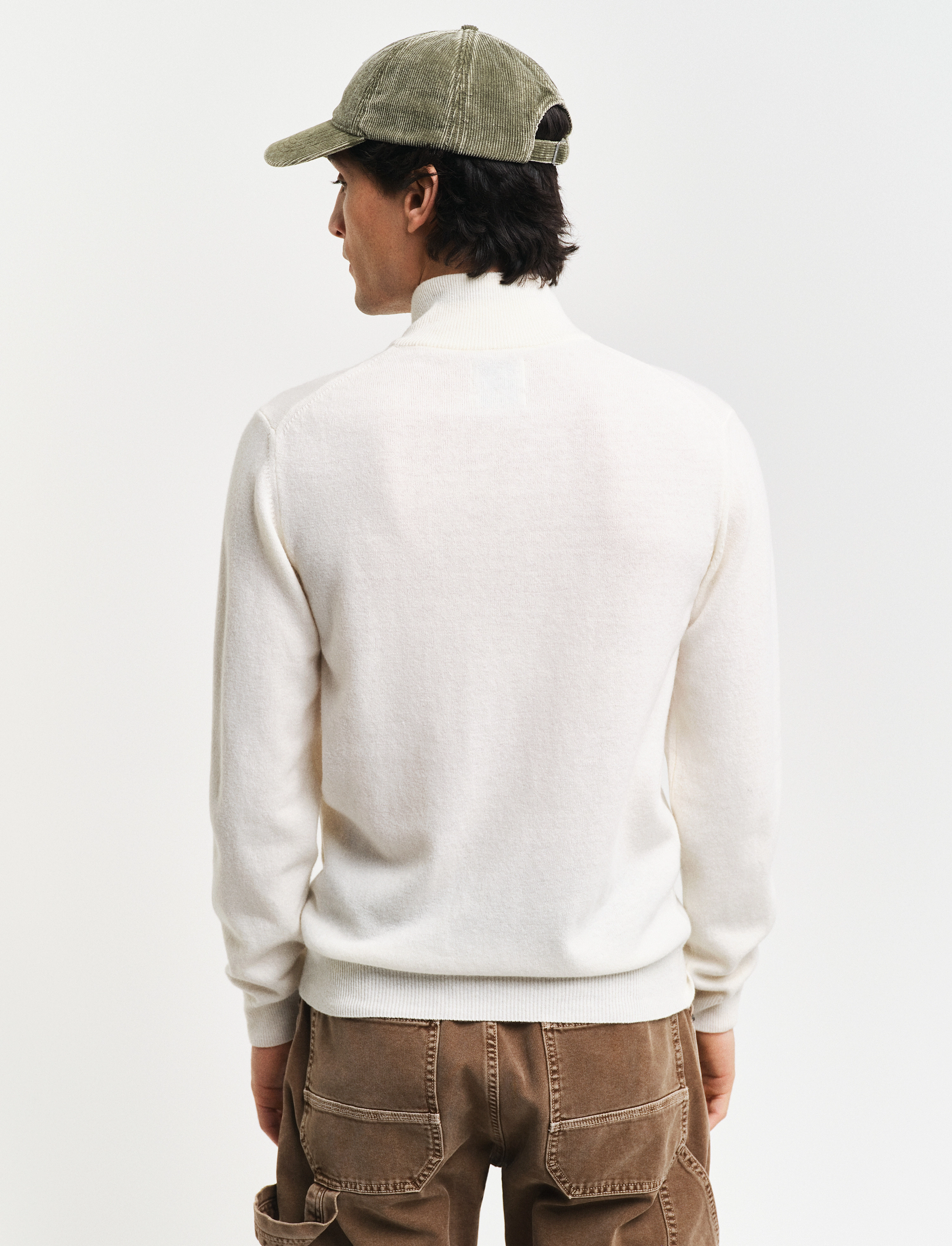Gant - SUPERFINE LAMBSWOOL HALF ZIP - halfzip strik - cream - 3