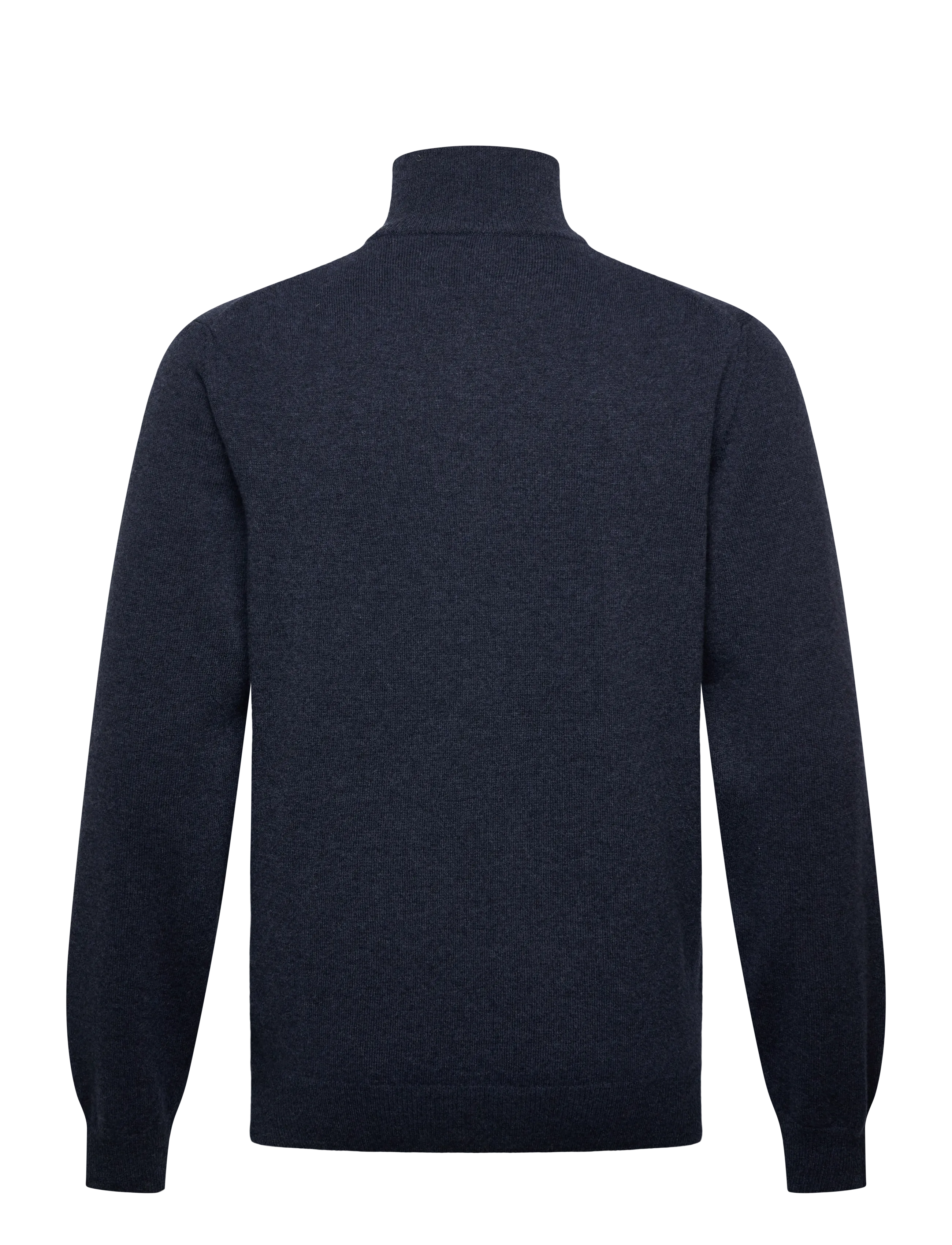 Gant - SUPERFINE LAMBSWOOL HALF ZIP - tõmblukk-kaelusega džemprid - dark navy melange - 2