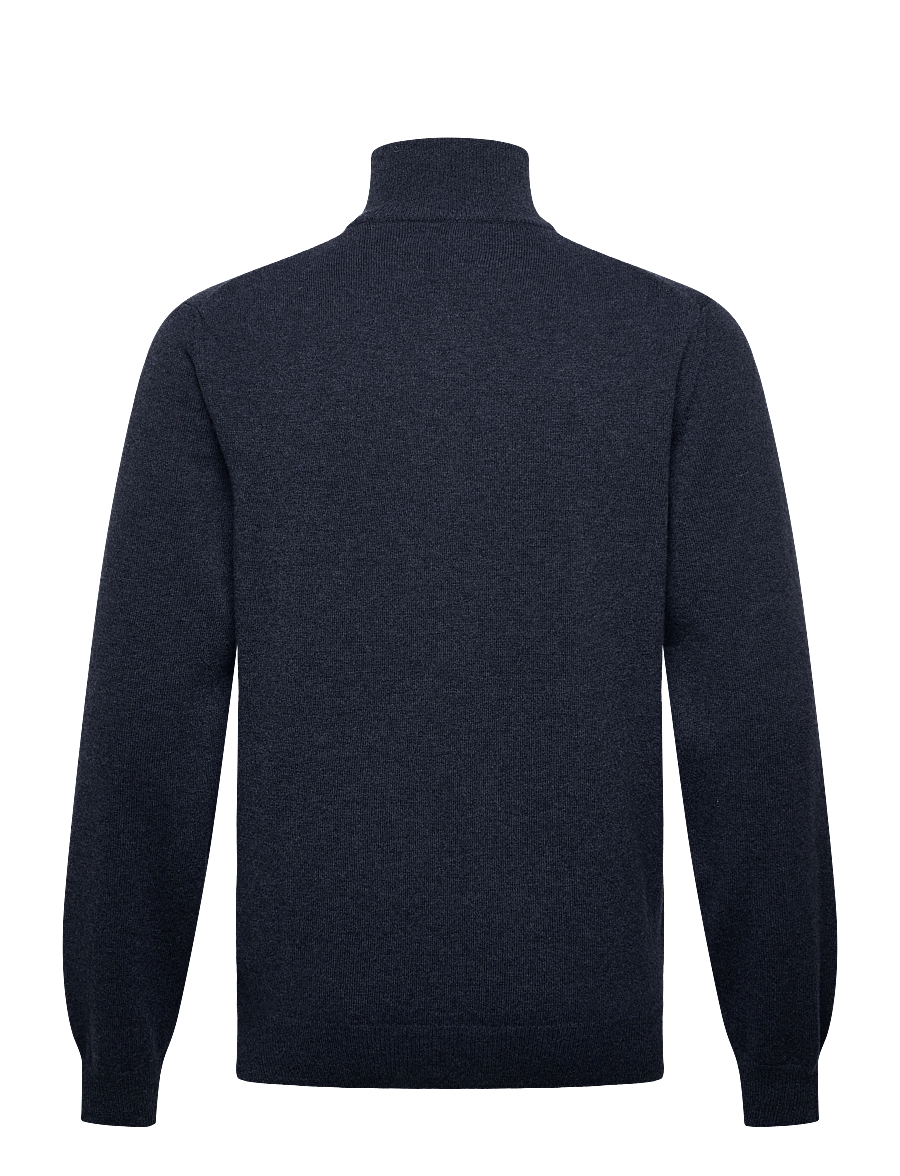 Gant - SUPERFINE LAMBSWOOL HALF ZIP - pullover mit halbem reißverschluss - dark navy melange - 2