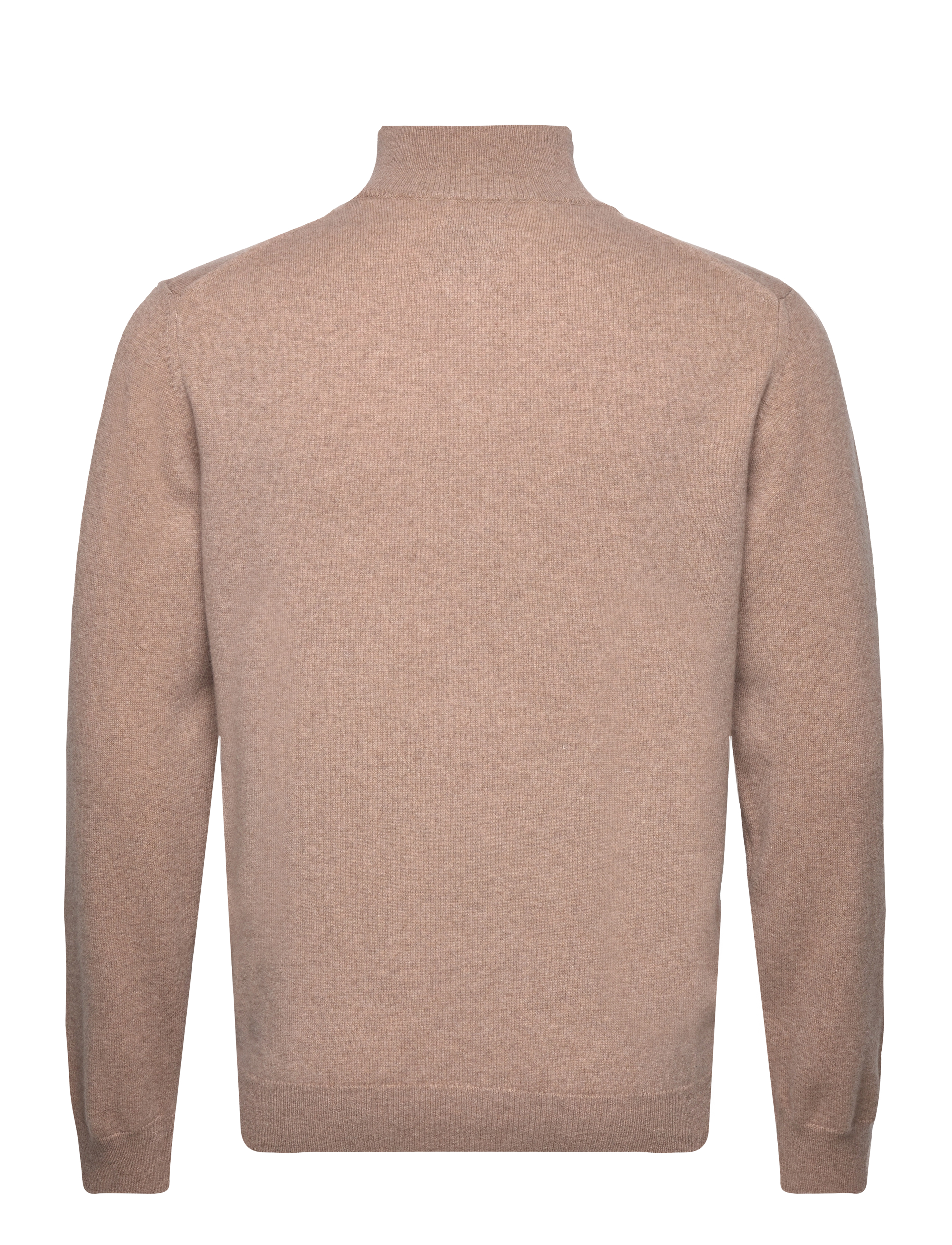 Gant - SUPERFINE LAMBSWOOL HALF ZIP - tõmblukk-kaelusega džemprid - dk. sand melange - 2