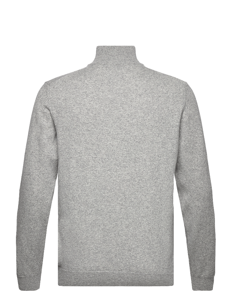 GANT - SUPERFINE LAMBSWOOL HALF ZIP - half zip-tröjor - grey melange - 2