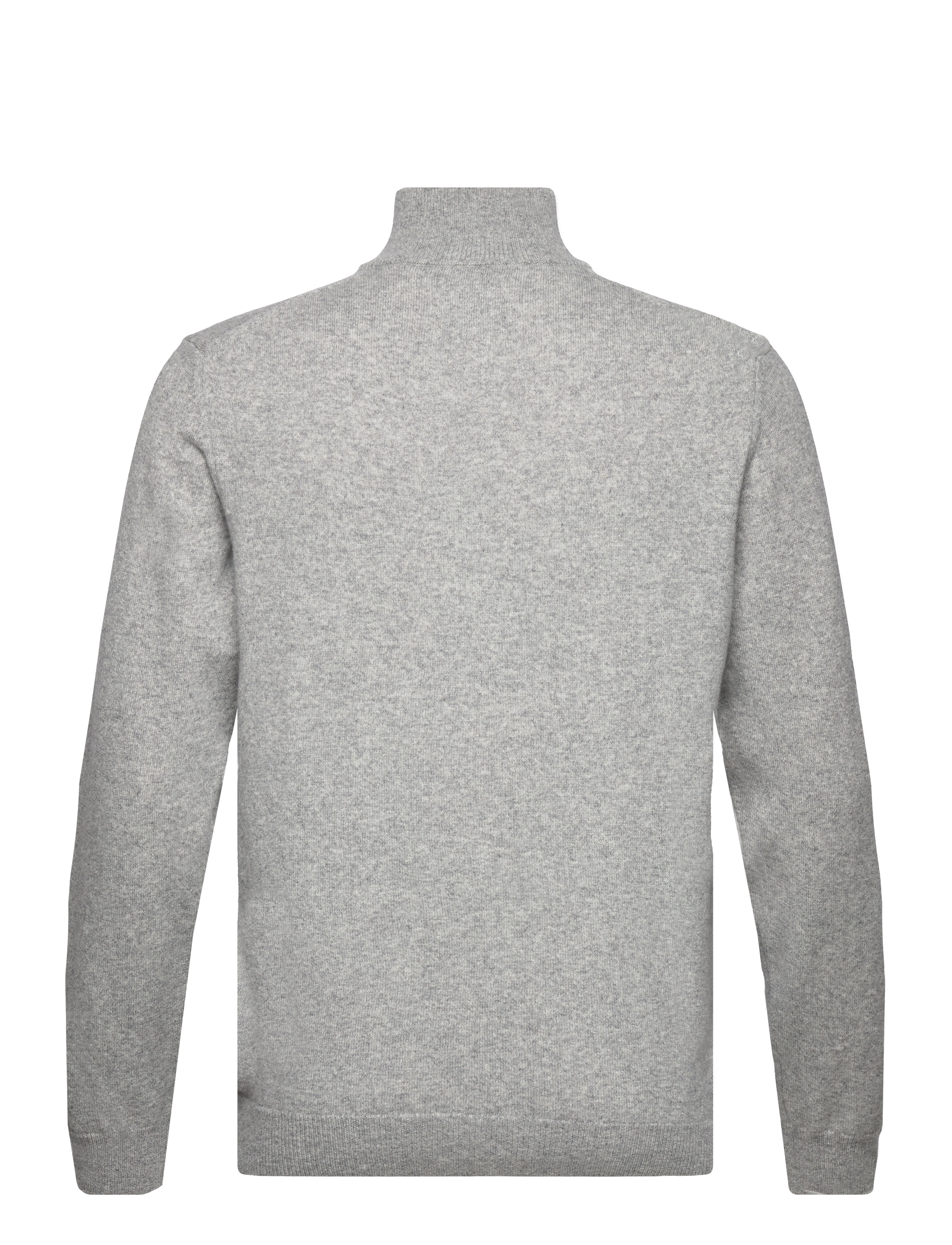 Gant - SUPERFINE LAMBSWOOL HALF ZIP - megztiniai - grey melange - 2