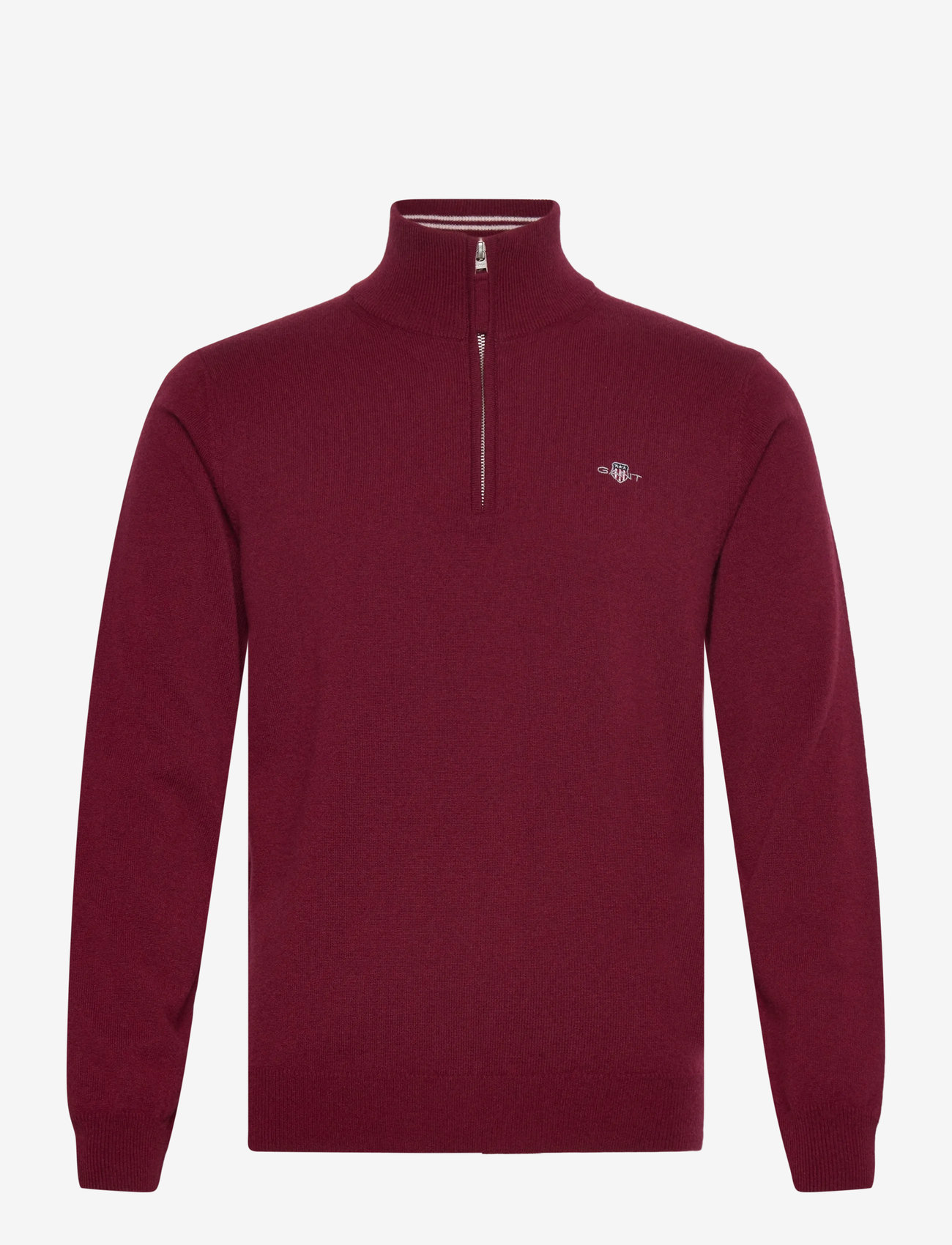 GANT - SUPERFINE LAMBSWOOL HALF ZIP - tõmblukk-kaelusega džemprid - plumped red - 1