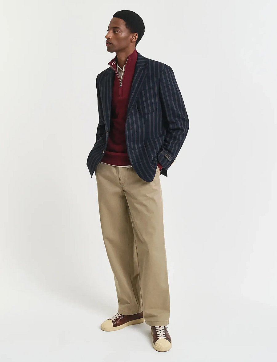 Gant - SUPERFINE LAMBSWOOL HALF ZIP - pullover mit halbem reißverschluss - plumped red - 5