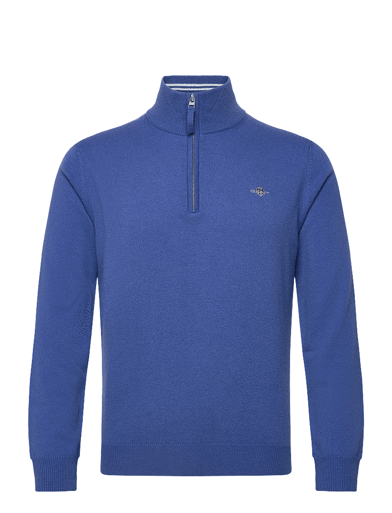GANT - SUPERFINE LAMBSWOOL HALF ZIP - tõmblukk-kaelusega džemprid - rich blue - 0