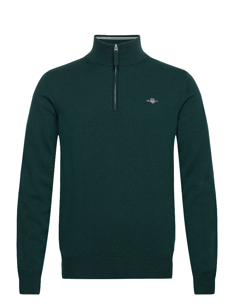 Gant - SUPERFINE LAMBSWOOL HALF ZIP - pullover mit halbem reißverschluss - tartan green - 1