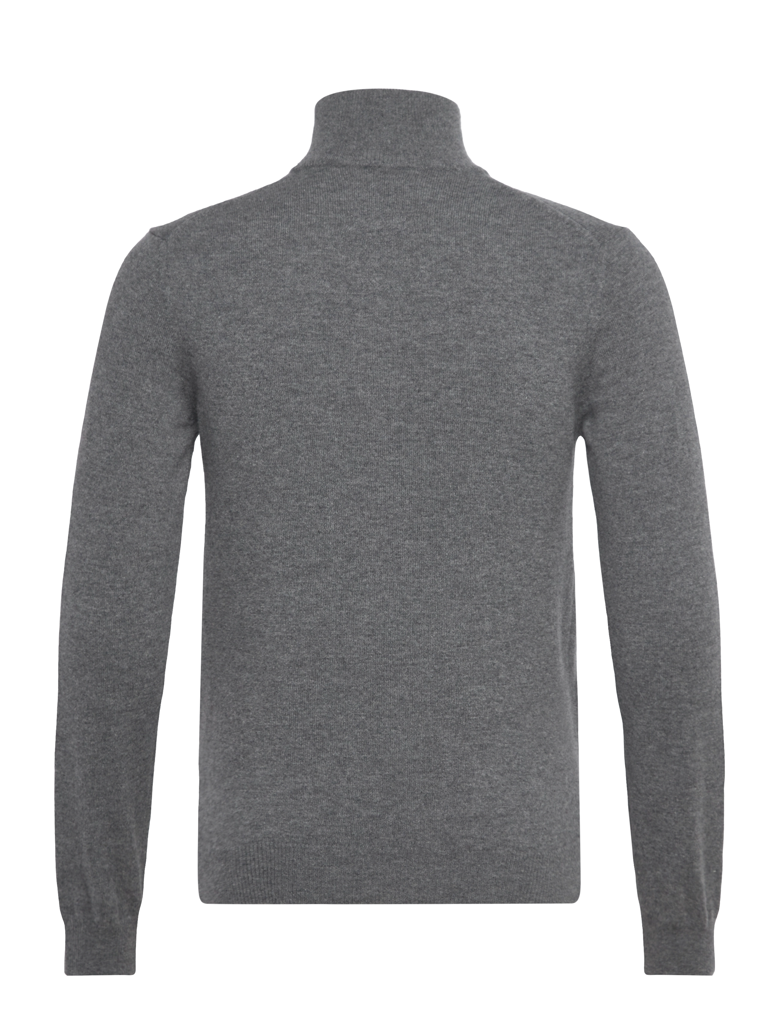 Gant - SUPERFINE LAMBSWOOL ZIP CARDIGAN - fullzip strik - charcoal melange - 1