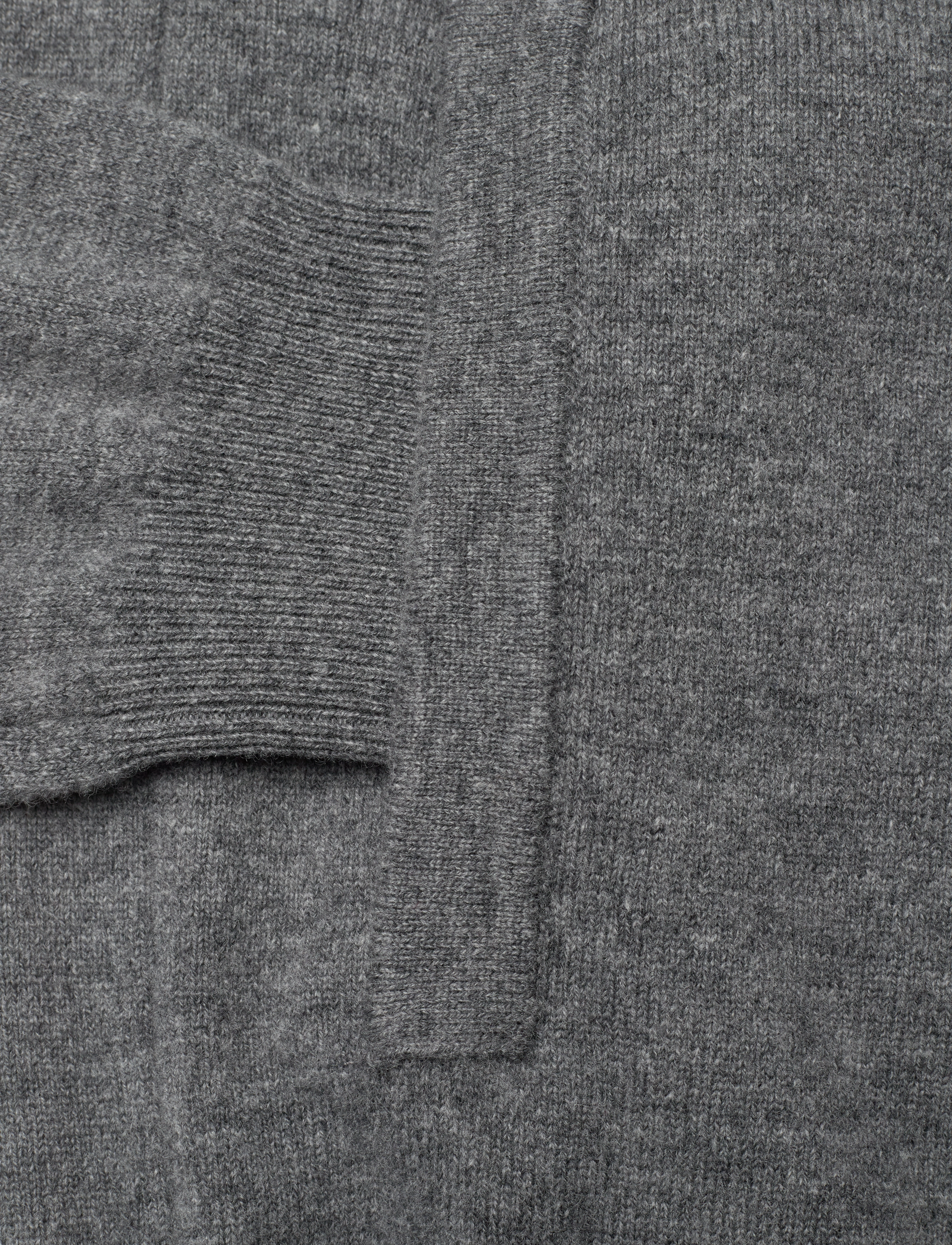Gant - SUPERFINE LAMBSWOOL ZIP CARDIGAN - fullzip strik - charcoal melange - 3