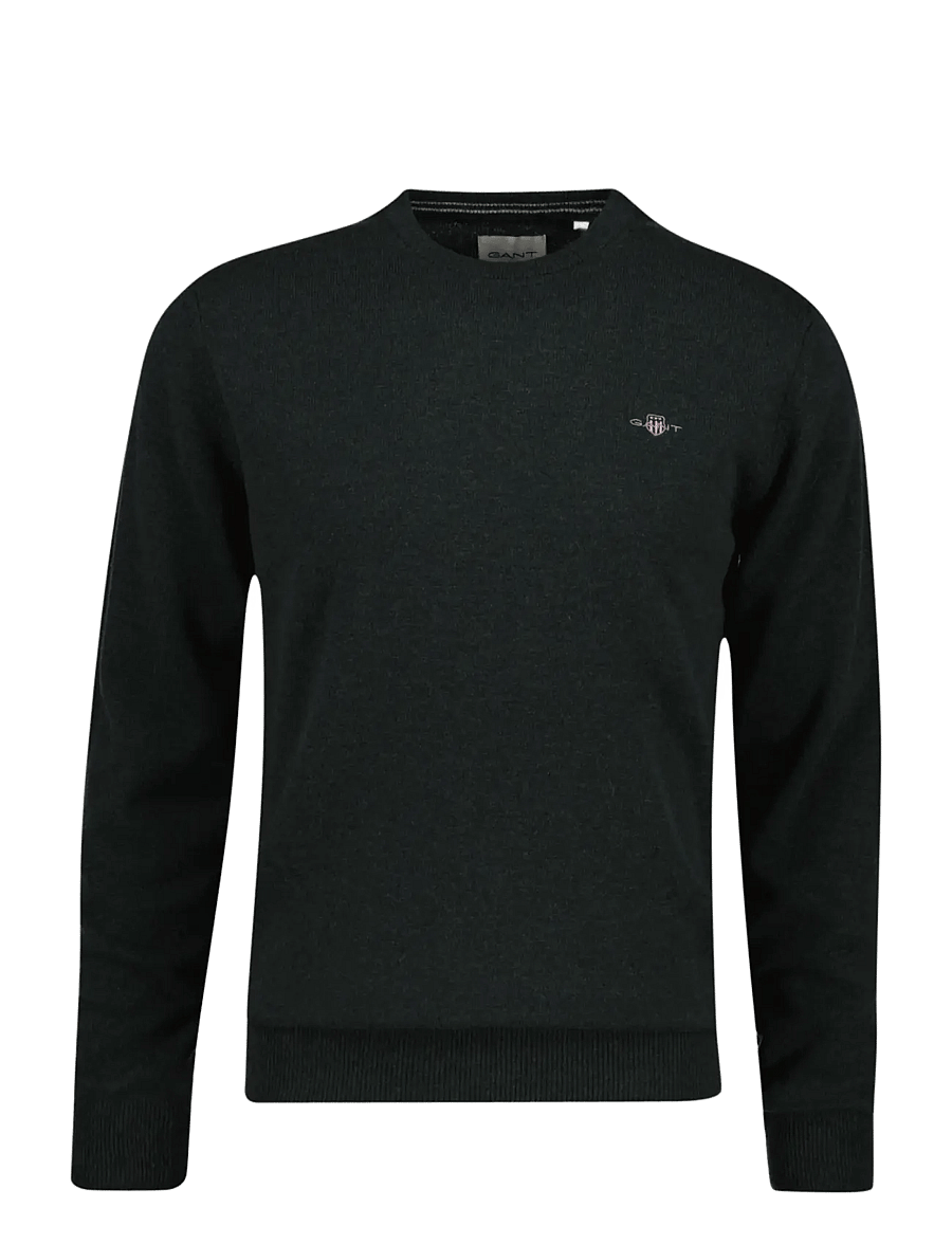 Gant - SUPERFINE LAMBSWOOL C-NECK - rundhals - dark moss green - 1