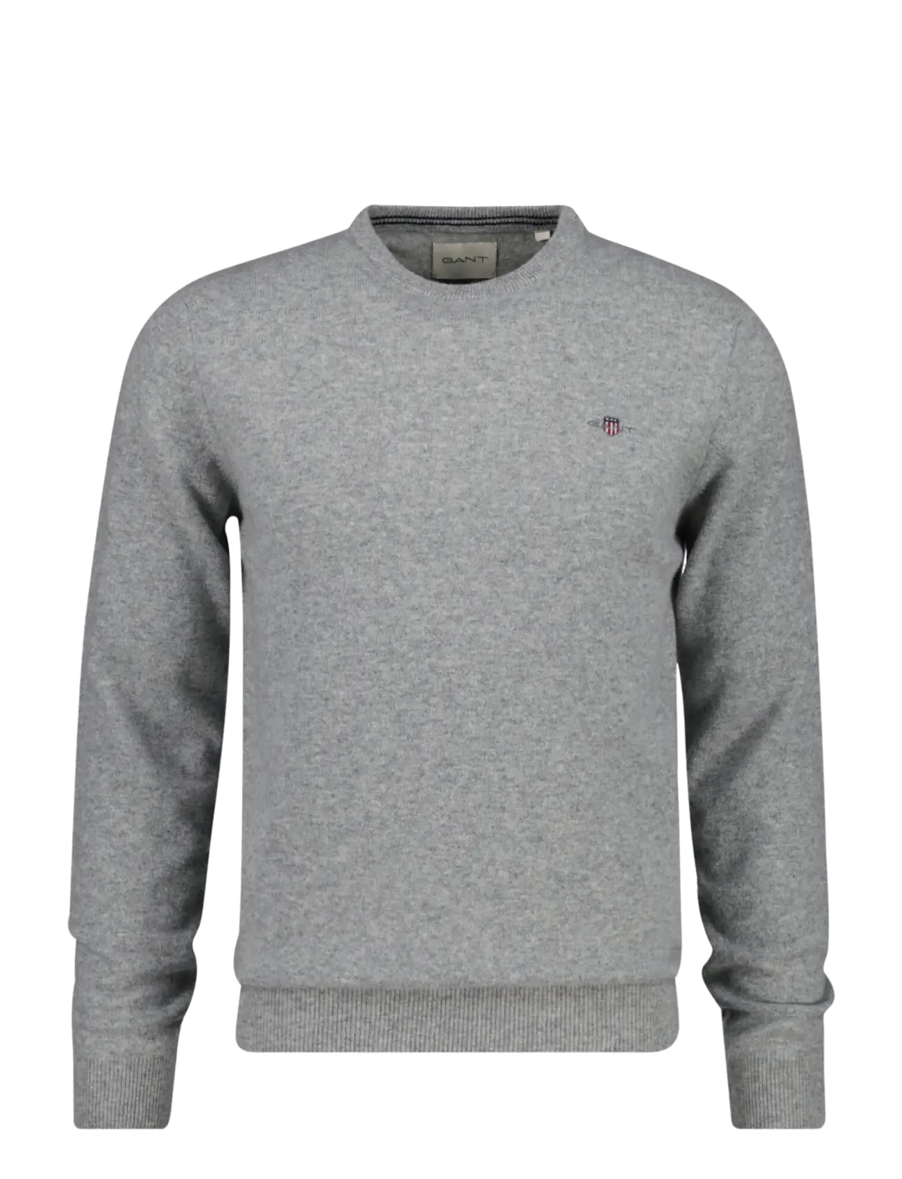 Gant SUPERFINE LAMBSWOOL C-NECK - Strickmode - GREY MELANGE / grey