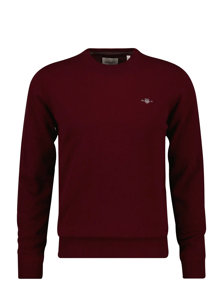 Gant - SUPERFINE LAMBSWOOL C-NECK - rundhalsad - plumped red - 1