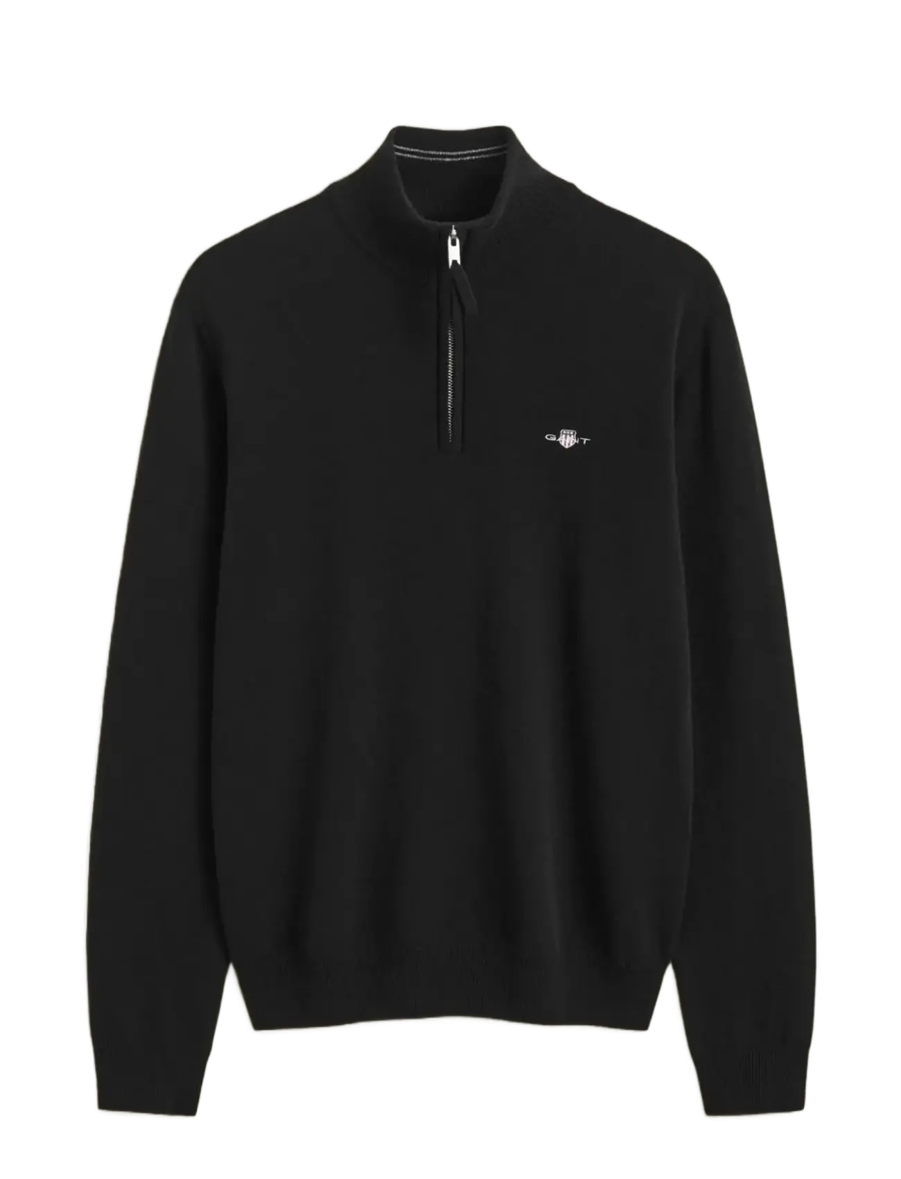 Gant SUPERFINE LAMBSWOOL HZ - Stickat - BLACK / black