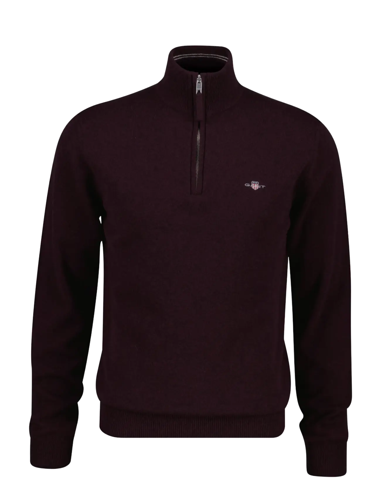 Gant SUPERFINE LAMBSWOOL HZ - Strikkevarer - DARKENED WINE / burgundy