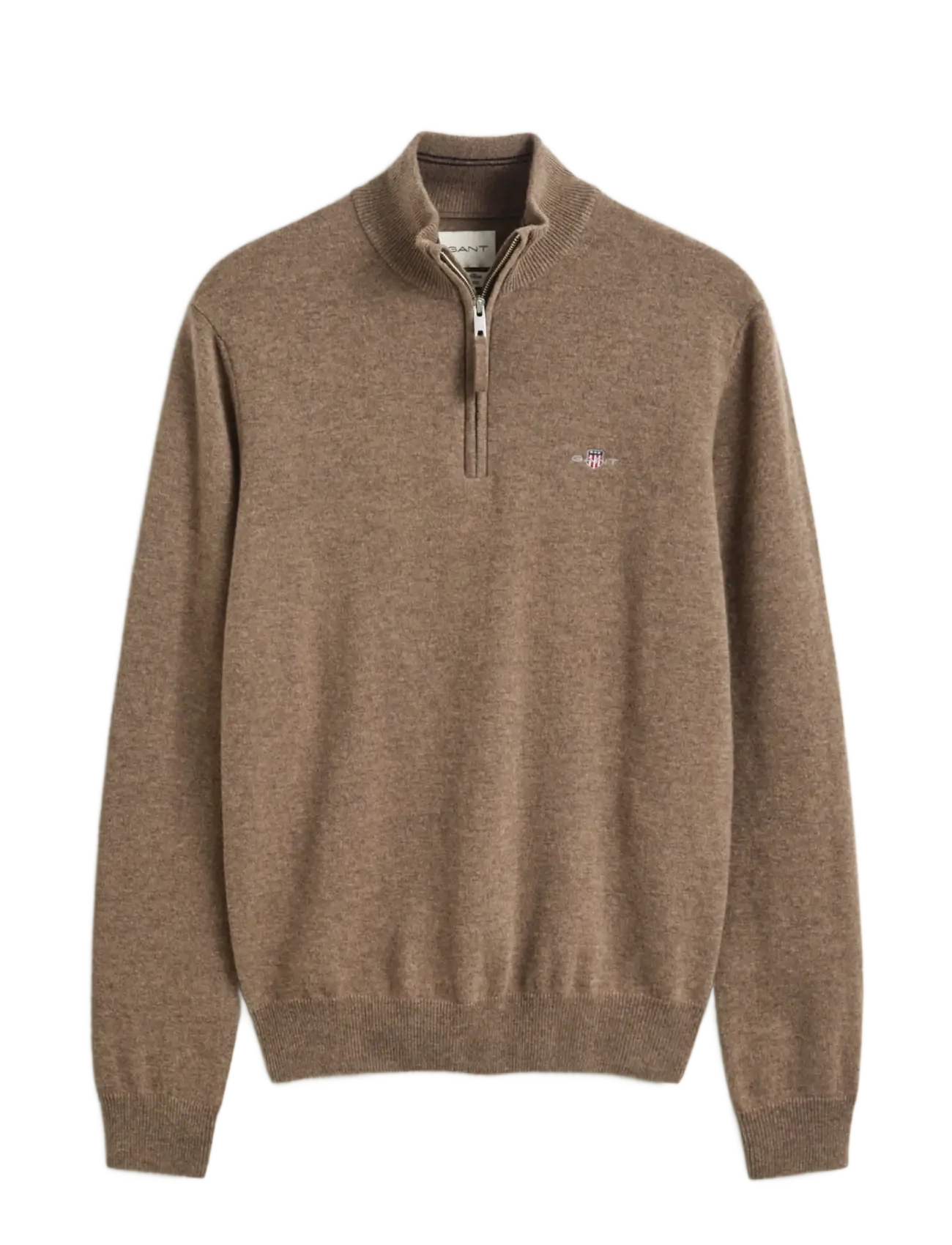 Gant SUPERFINE LAMBSWOOL HZ - Nach Stil kaufen - LT BROWN MELANGE / brown