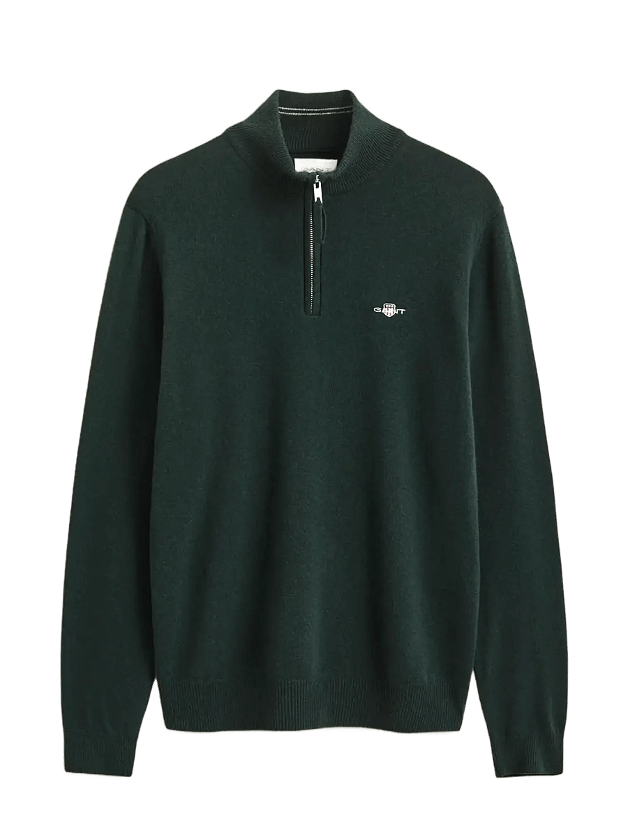 Gant - SUPERFINE LAMBSWOOL HZ - poolpika lukuga džemprid - tartan green - 0