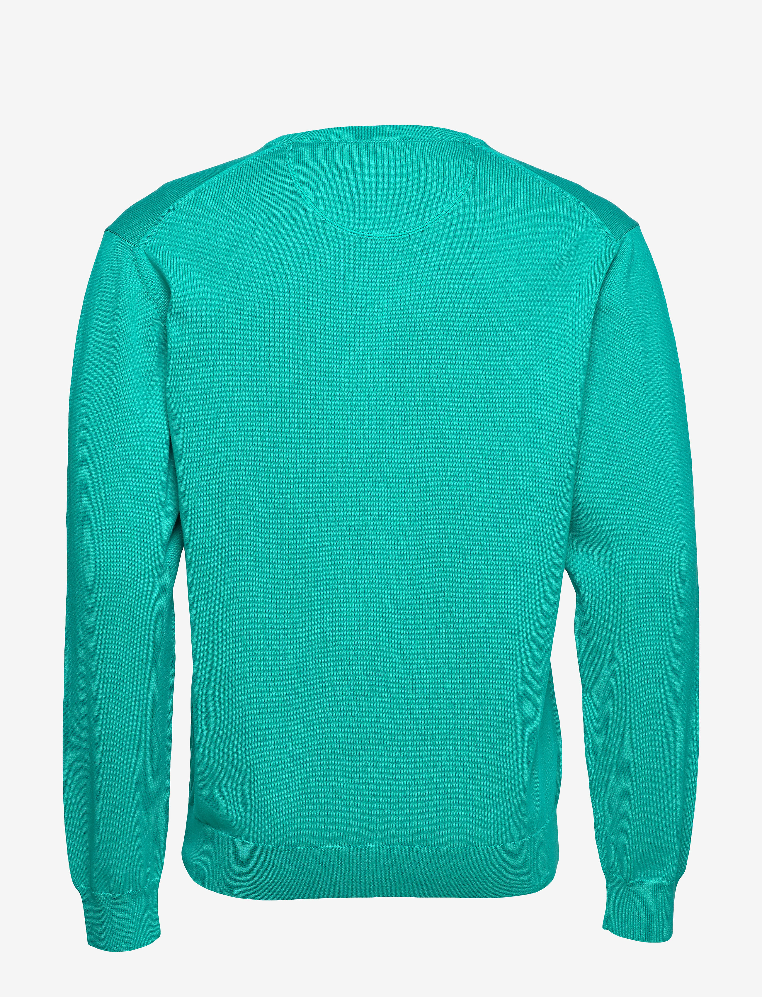GANT - O1. STRETCH COTTON V-NECK - emerald green - 1
