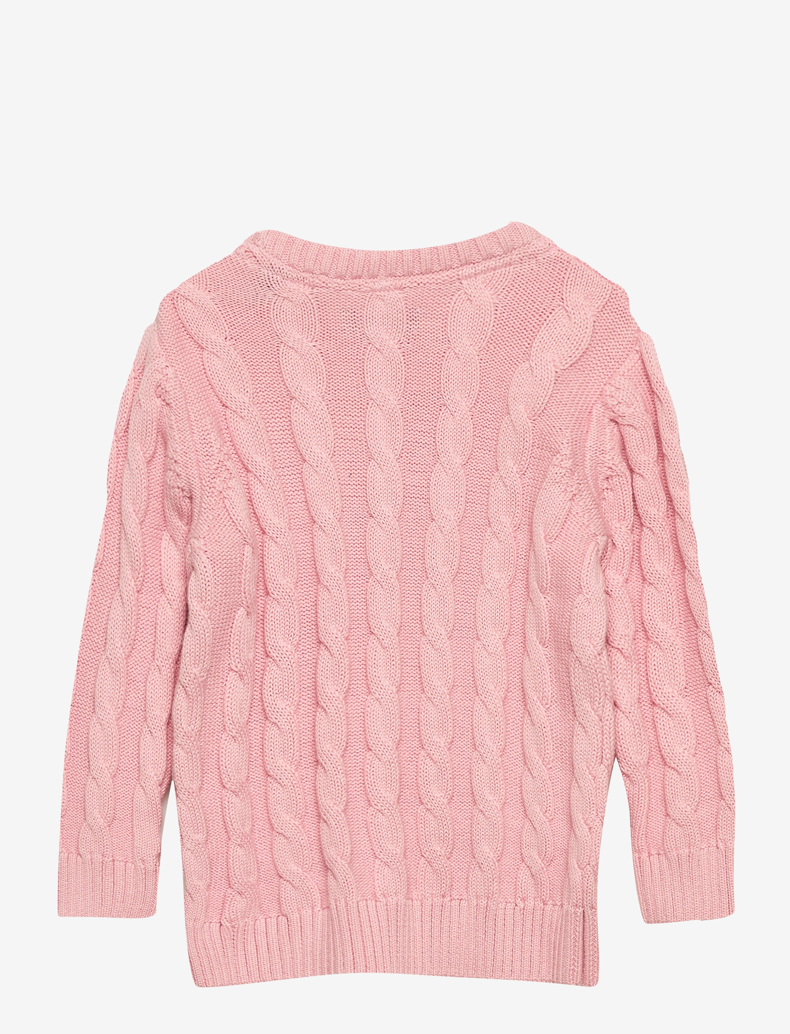 GANT - COTTON CABLE CREW - preppy pink - 1