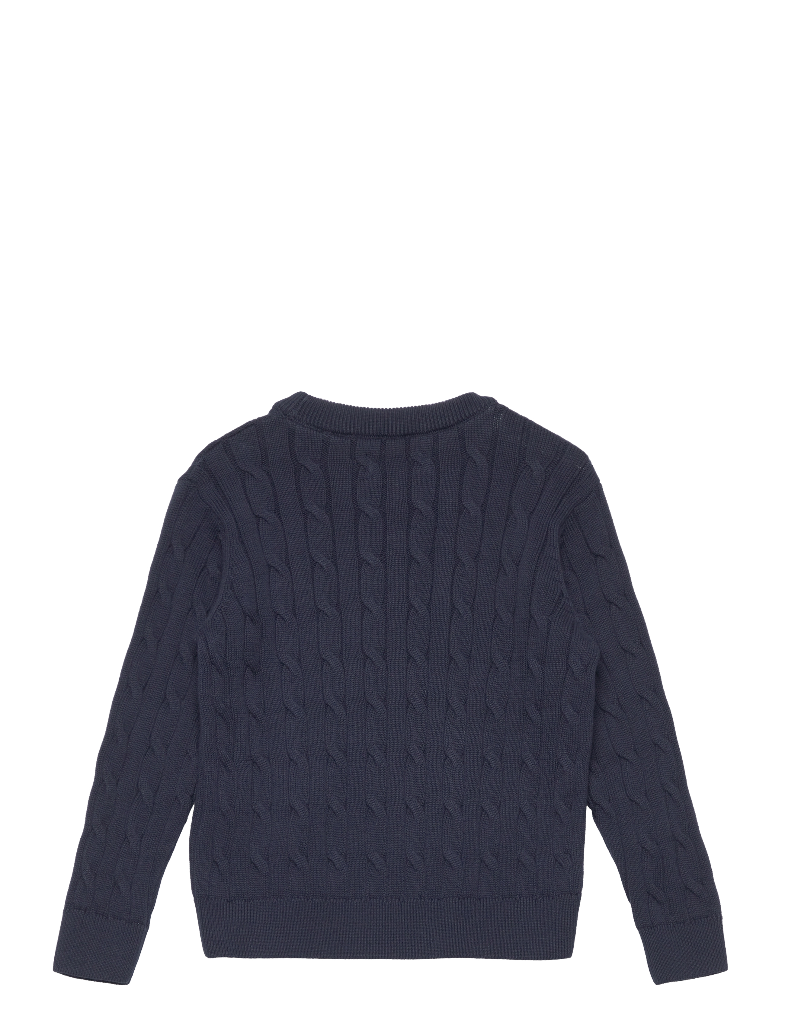 GANT - COTTON CABLE C-NECK - evening blue - 1