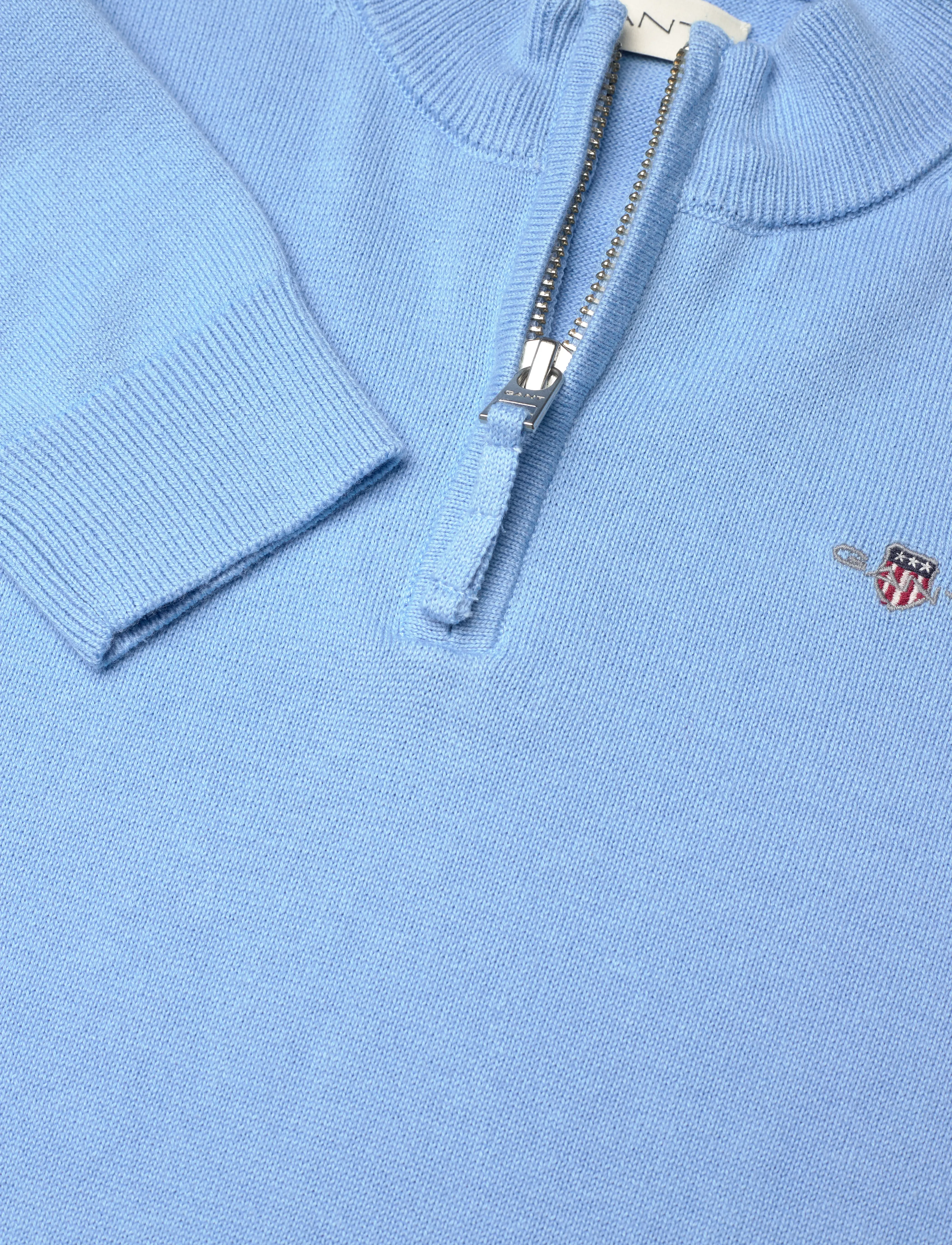 Gant - SHIELD COTTON HALF ZIP - trøjer - dream blue - 2