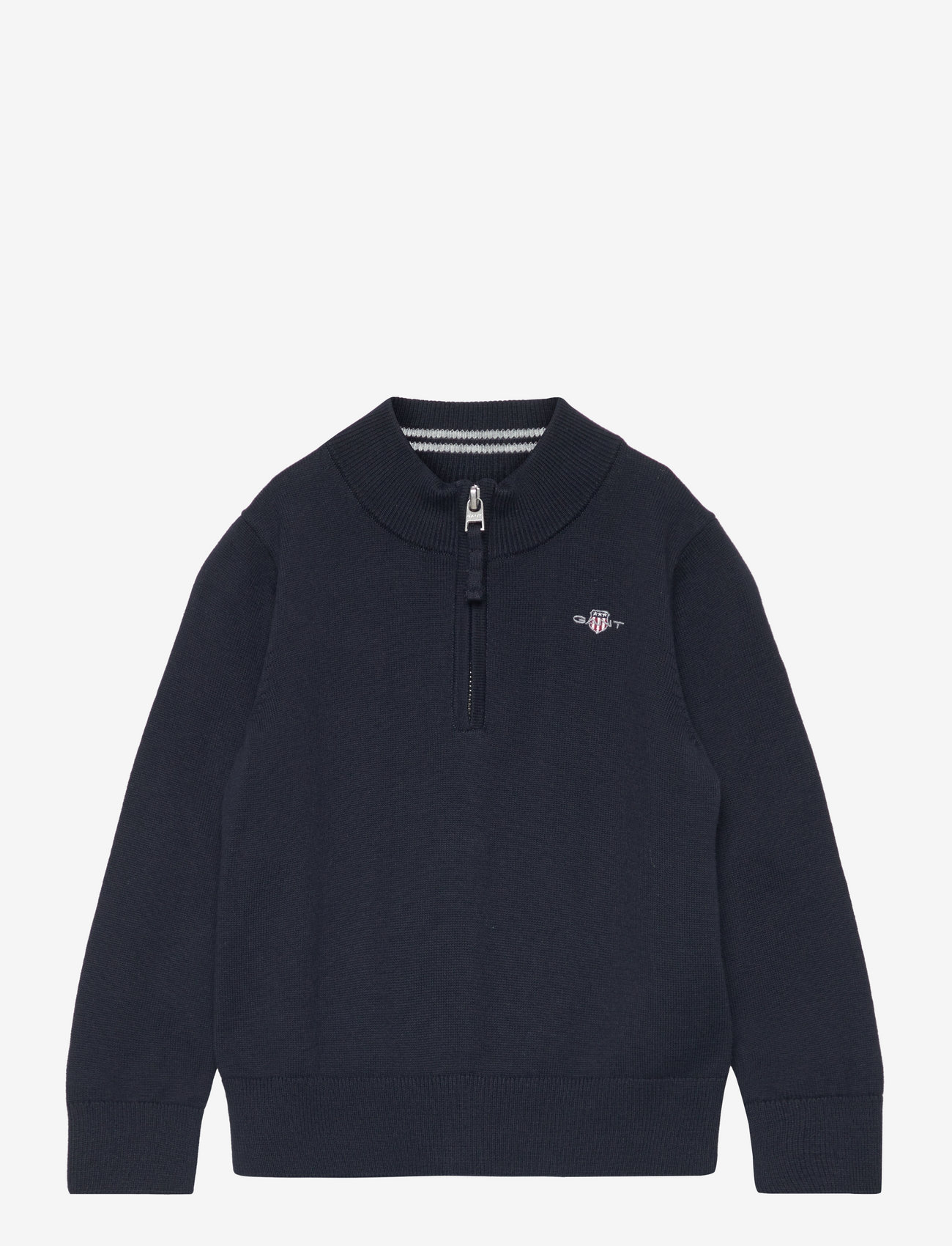 Gant - SHIELD COTTON HALF ZIP - trøjer - evening blue - 0
