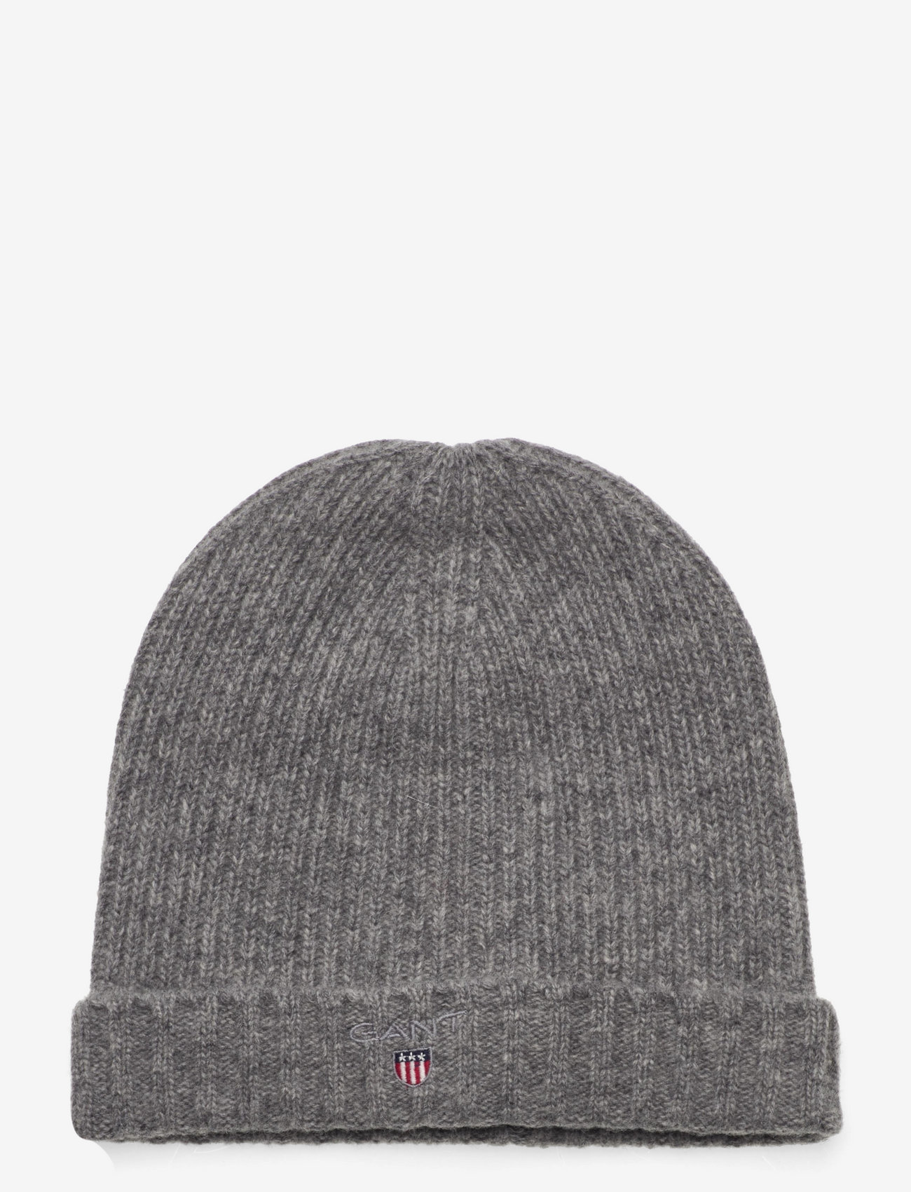 GANT - D1. WOOL LINED BEANIE - dark grey melange - 0