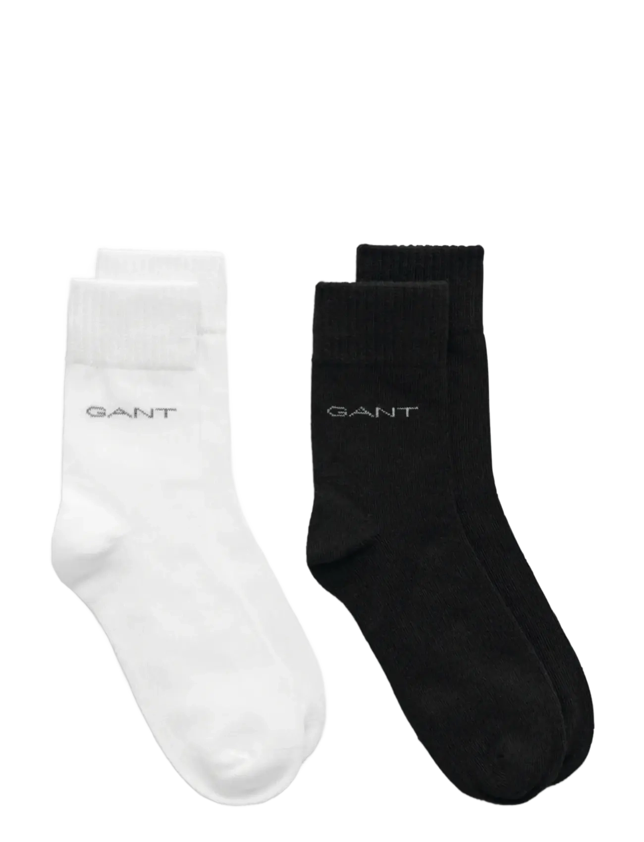 SOCKS 2-PACK - BLACK / WHITE