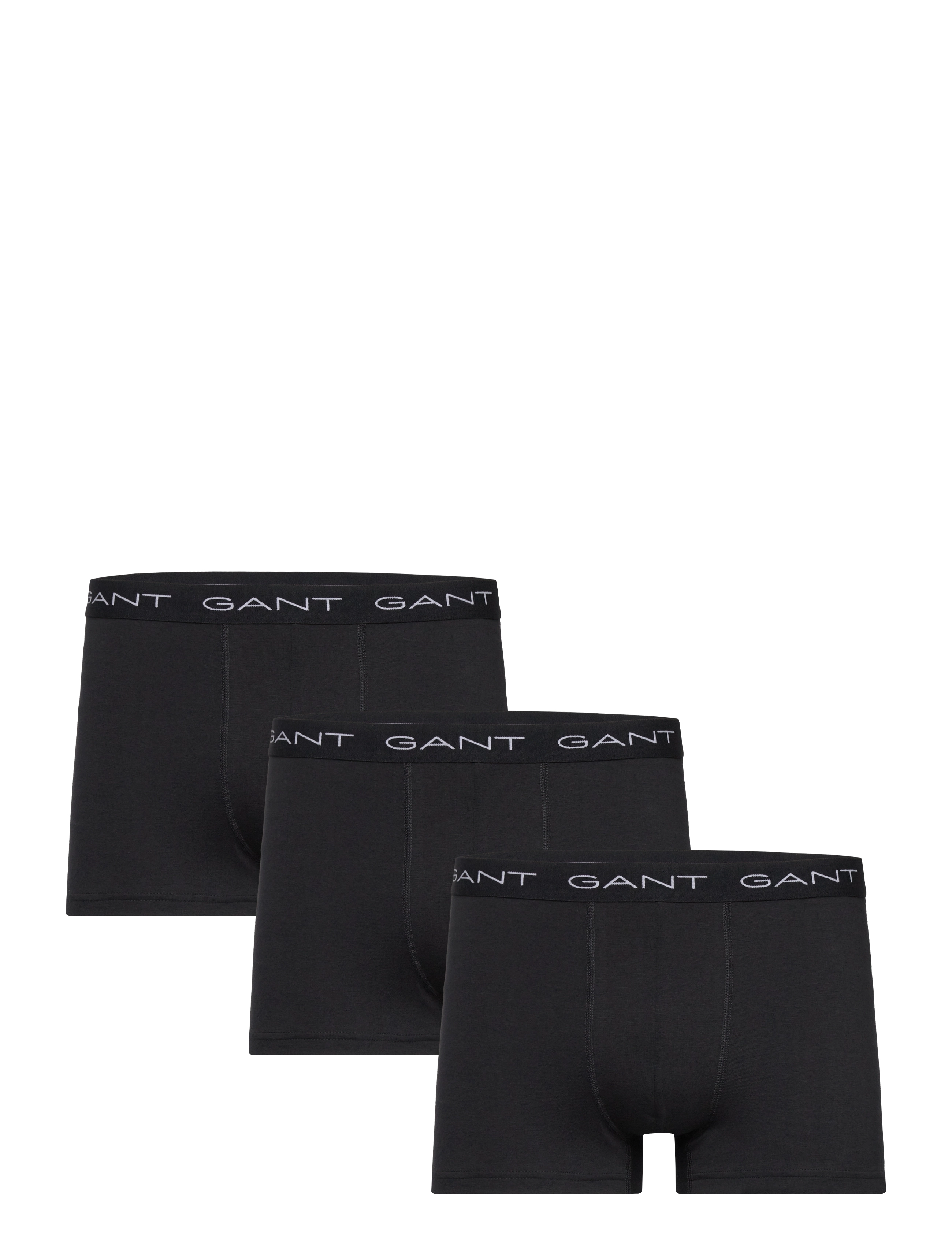 Gant TRUNK 3-PACK - Aluspesu - BLACK / black