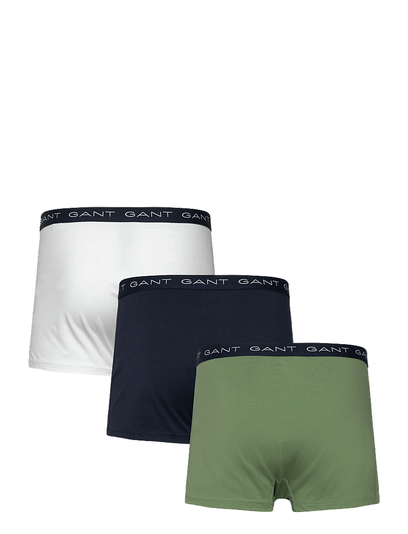 GANT - TRUNK 3-PACK - aluspükste mitmikpakk - kalamata green - 1