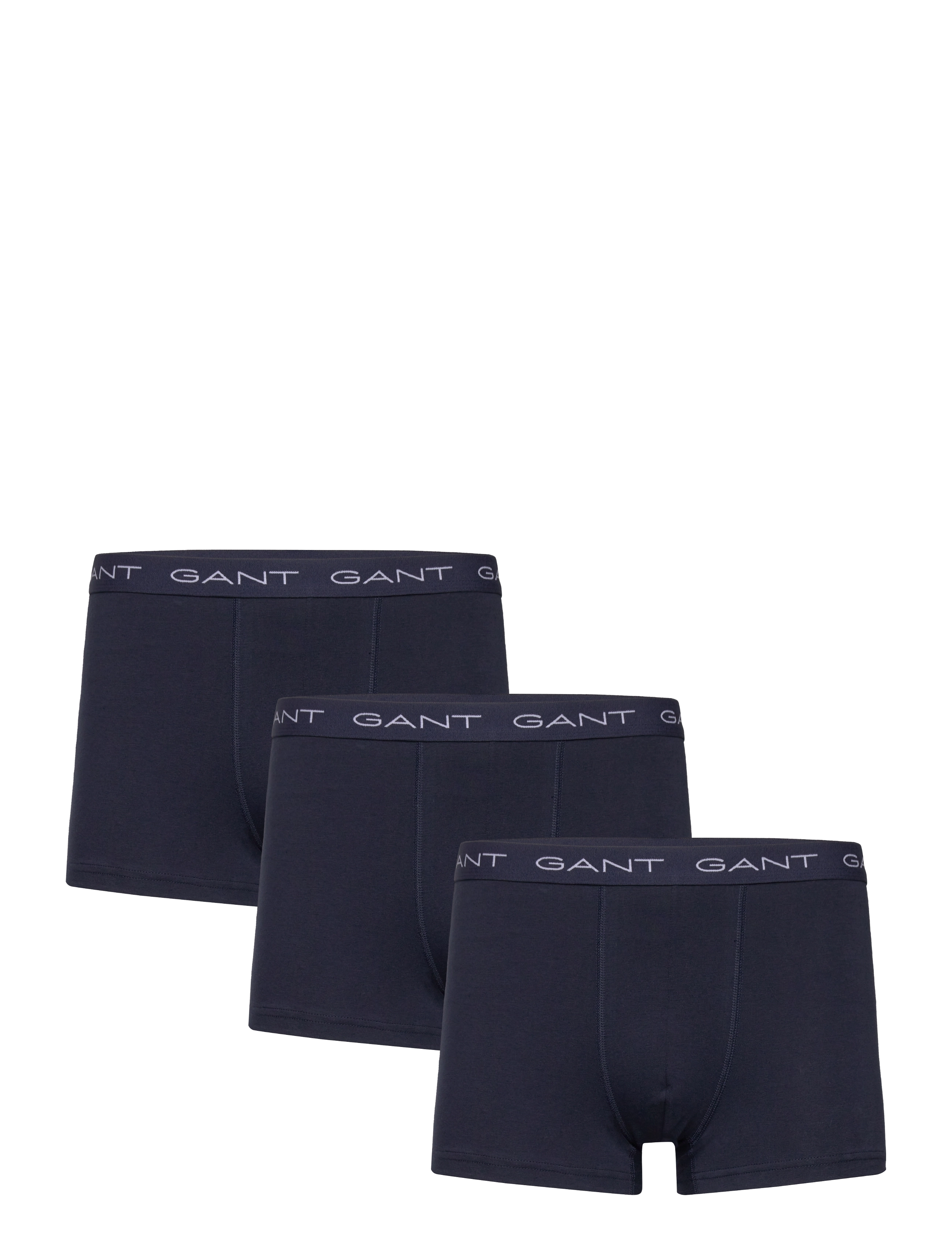 Gant Trunk 3-Pack, Mænd, Boxershorts 3-Pak, Navy, Str: XXXL