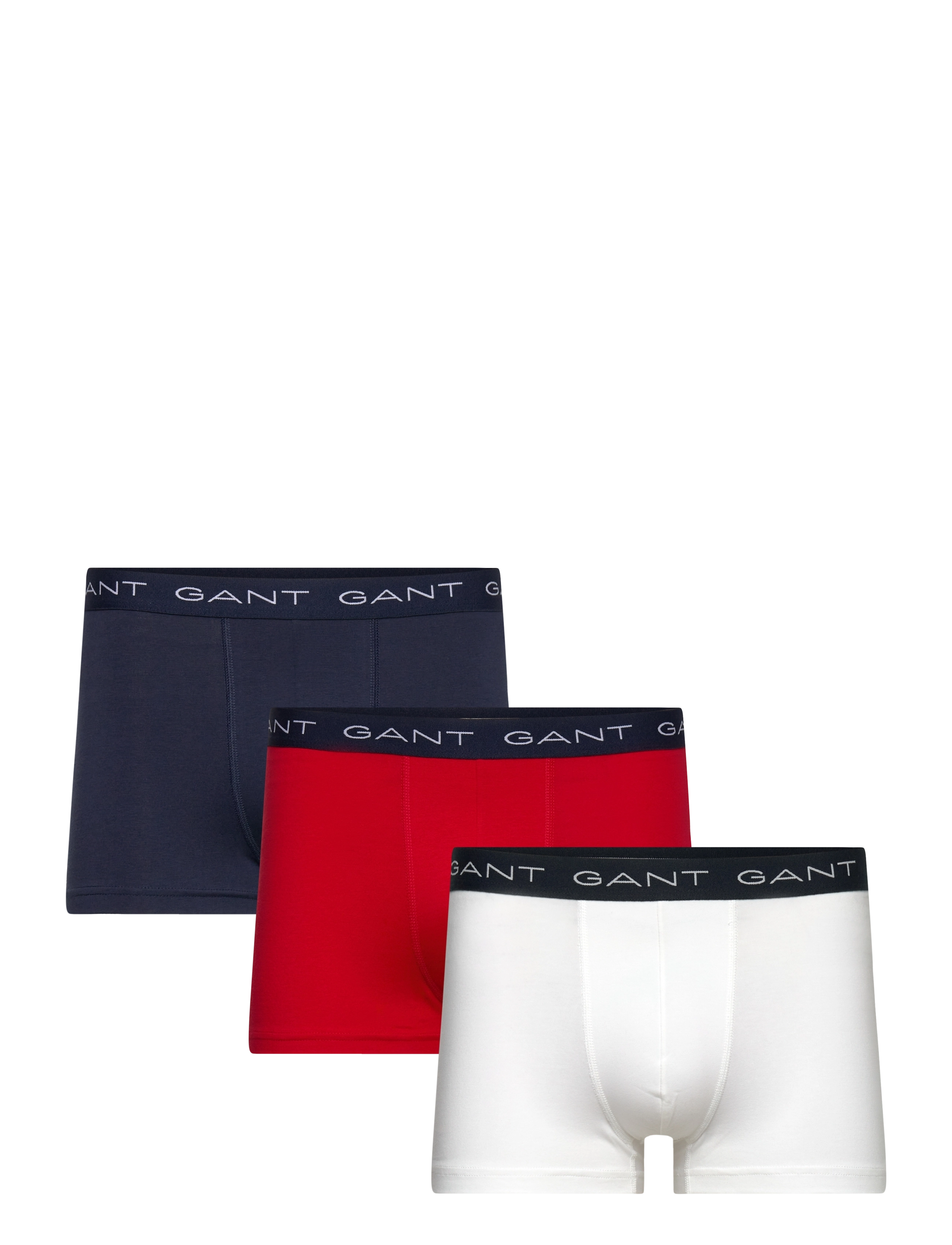 Gant Trunk 3-Pack, 3XL, Red, Undertøj > Boksere, Herre