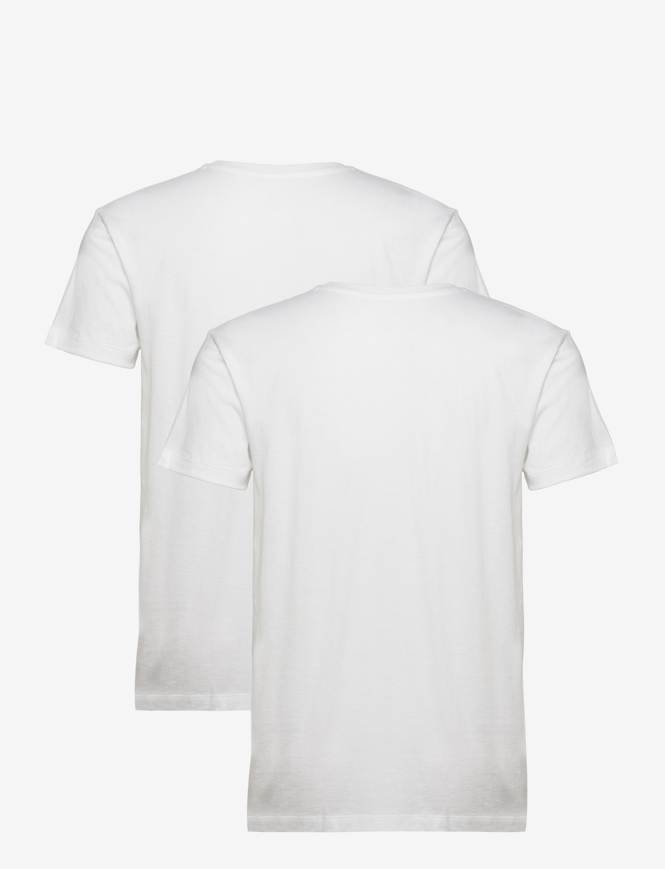 Gant - C-NECK T-SHIRT 2-PACK - kortärmade t-shirts - white - 5