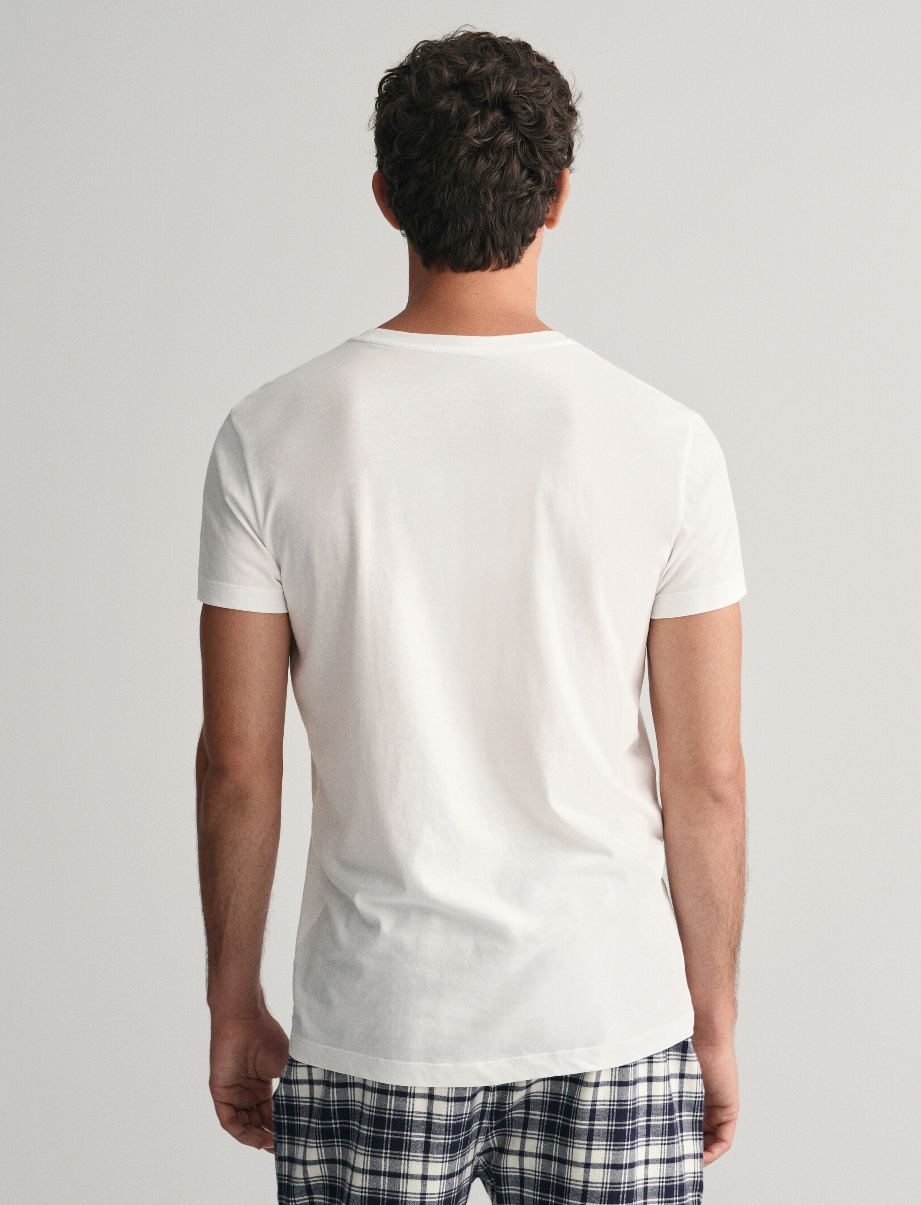 Gant - C-NECK T-SHIRT 2-PACK - multipack t-shirts - white - 2