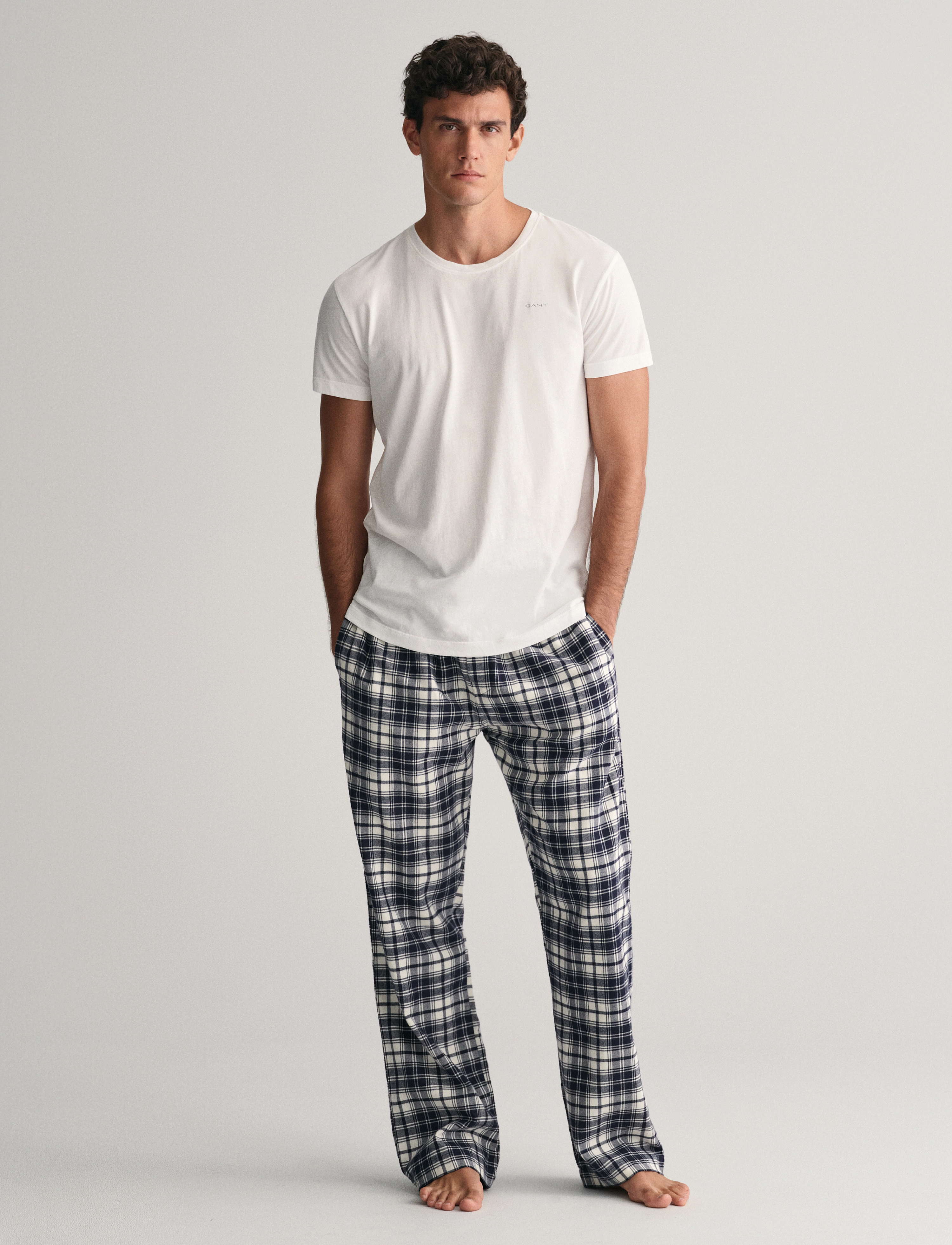 Gant - C-NECK T-SHIRT 2-PACK - multipack t-shirts - white - 3