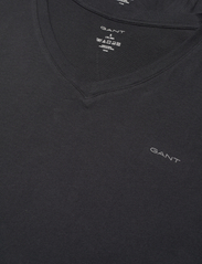 GANT - V-NECK T-SHIRT 2-PACK - basic t-shirts - black - 1